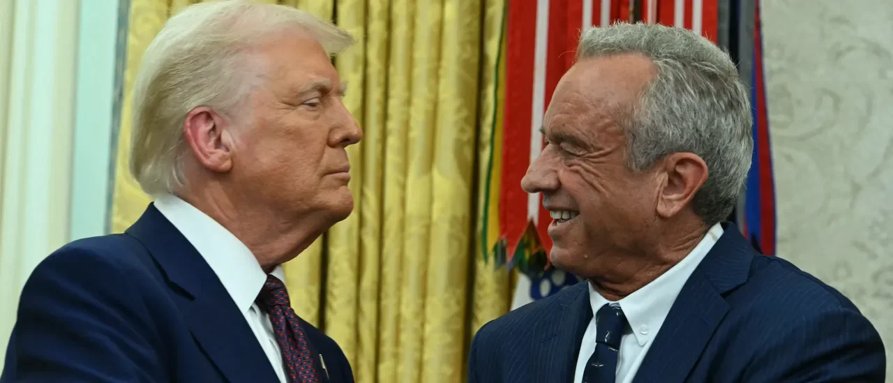 Trump and RFK Jr. at Executive Order Signing Supporting Medical Freedom and Shorter Vaccine Schedule