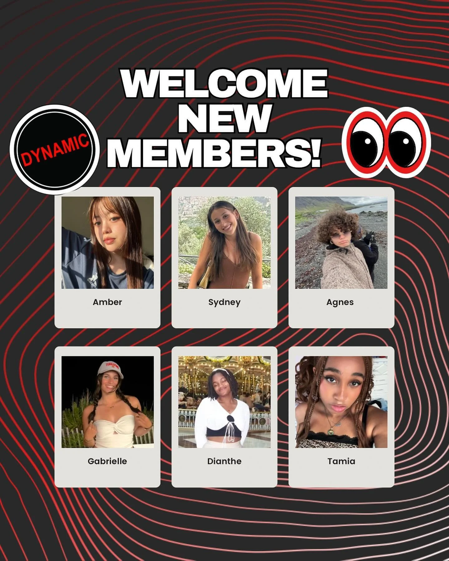 Dynamic Dance would like to introduce our new members and returning members for this semester! We can&rsquo;t wait to make memories with you and kill it on the dance floor all together! 🤩🤍 

Are you ready for the divas? 👀

&bull;&bull;&bull;&bull;