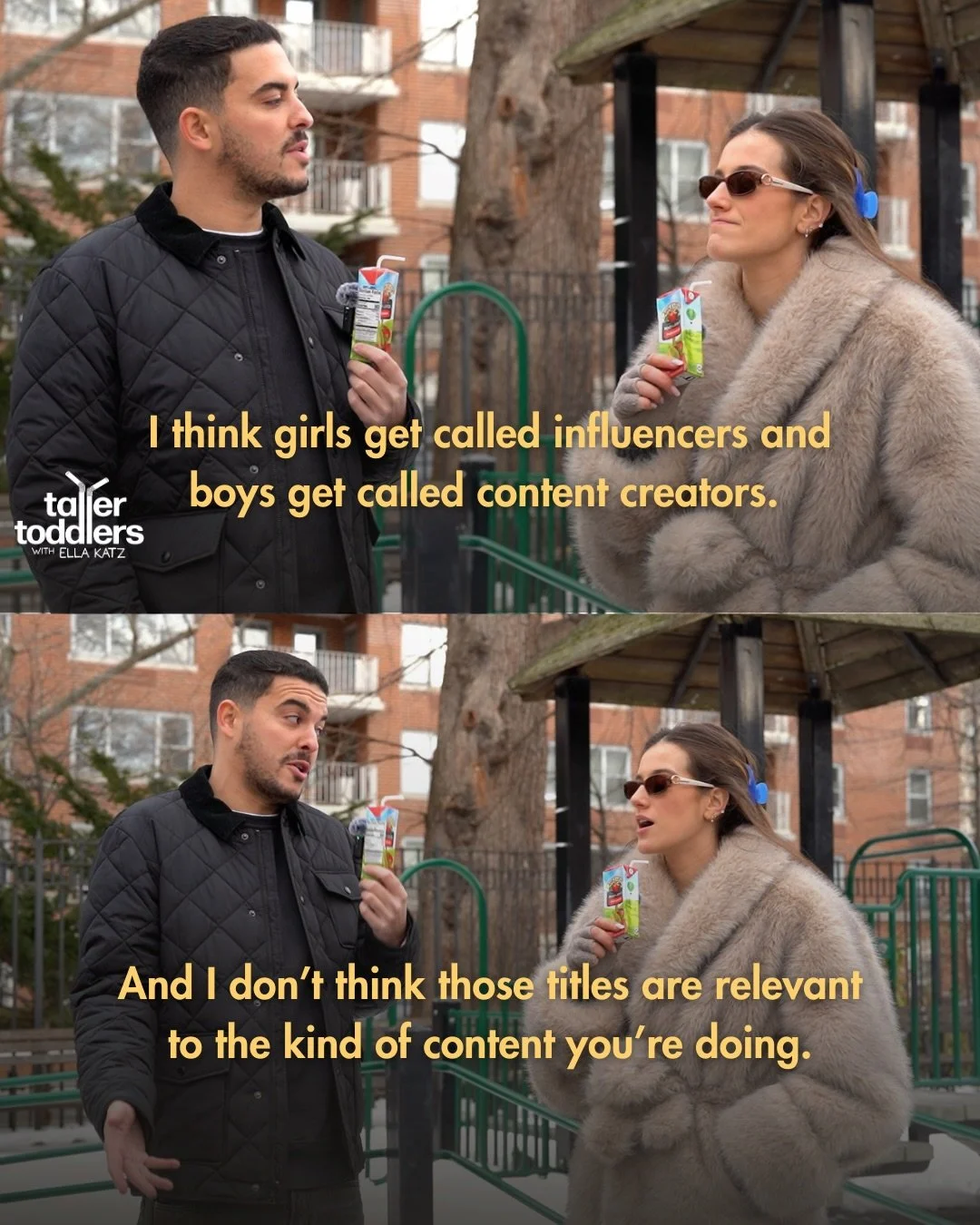 This bothers me and I think we should do something about it 🤷&zwj;♀️

Keep it with the todd squad for more playdates like this one (with @murrayhillboy 🧃)

#influencers #influencersinthewild #tallertoddlers #hottake