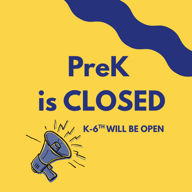 PreK Teacher Inservice- PREK CLOSED
