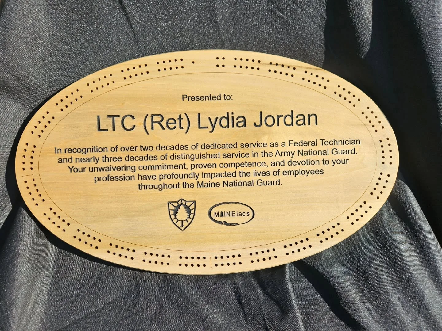 Recent project.  A customized cribbage board is a great gift for any occasion!