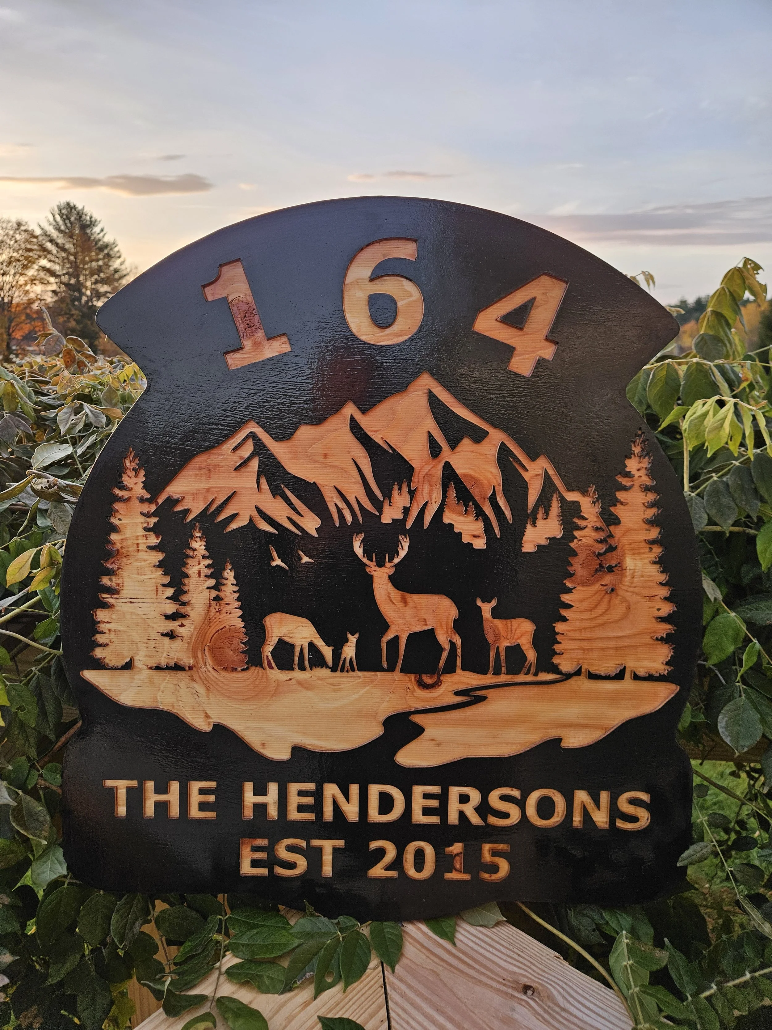 Exterior yard sign