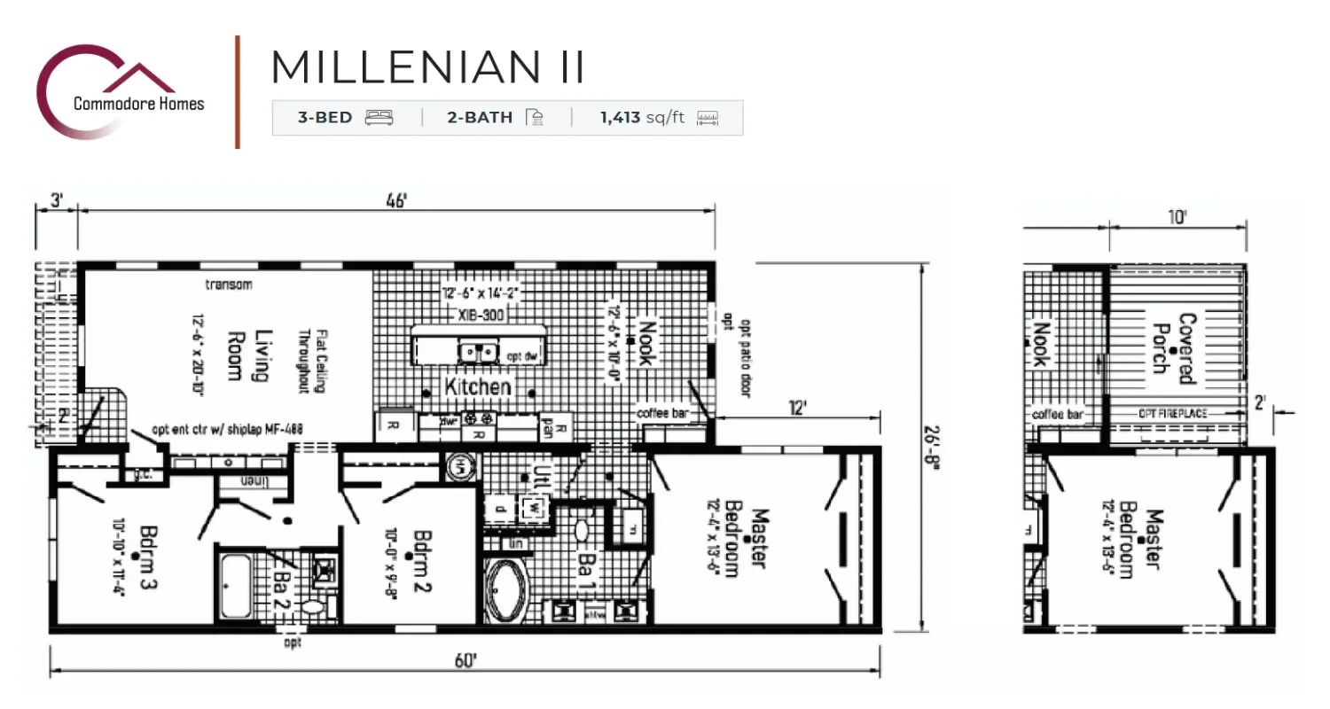 Millenian II Floor Plan - 2079 Vista View Dr Traverse City MI 49686