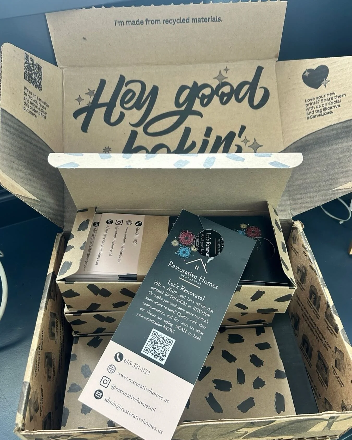 @canva nailed these door hanger flyers 👌
If you&rsquo;re in Holland, MI, keep an eye out for one on your door! If you get one, tag us&mdash;we&rsquo;d love to see it.
New year is the perfect time to plan your next home renovation in Holland Michigan