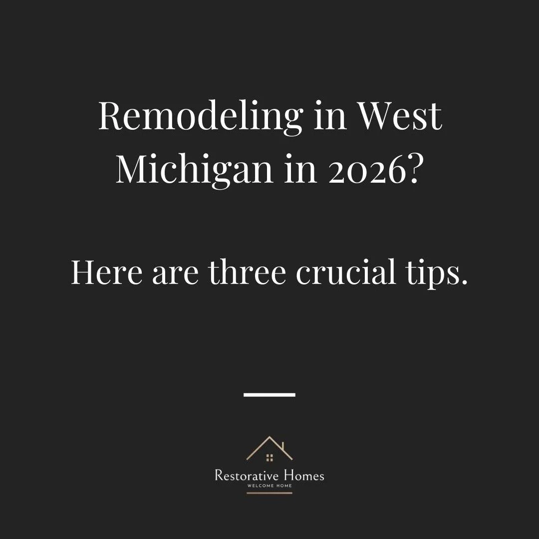 Remodeling in West Michigan in 2026? Start planning now.
Contractor schedules in Holland, Grand Rapids, and Byron Center fill up fast&mdash;book consultations early. Always get at least three estimates from reputable contractors, even beyond your usu