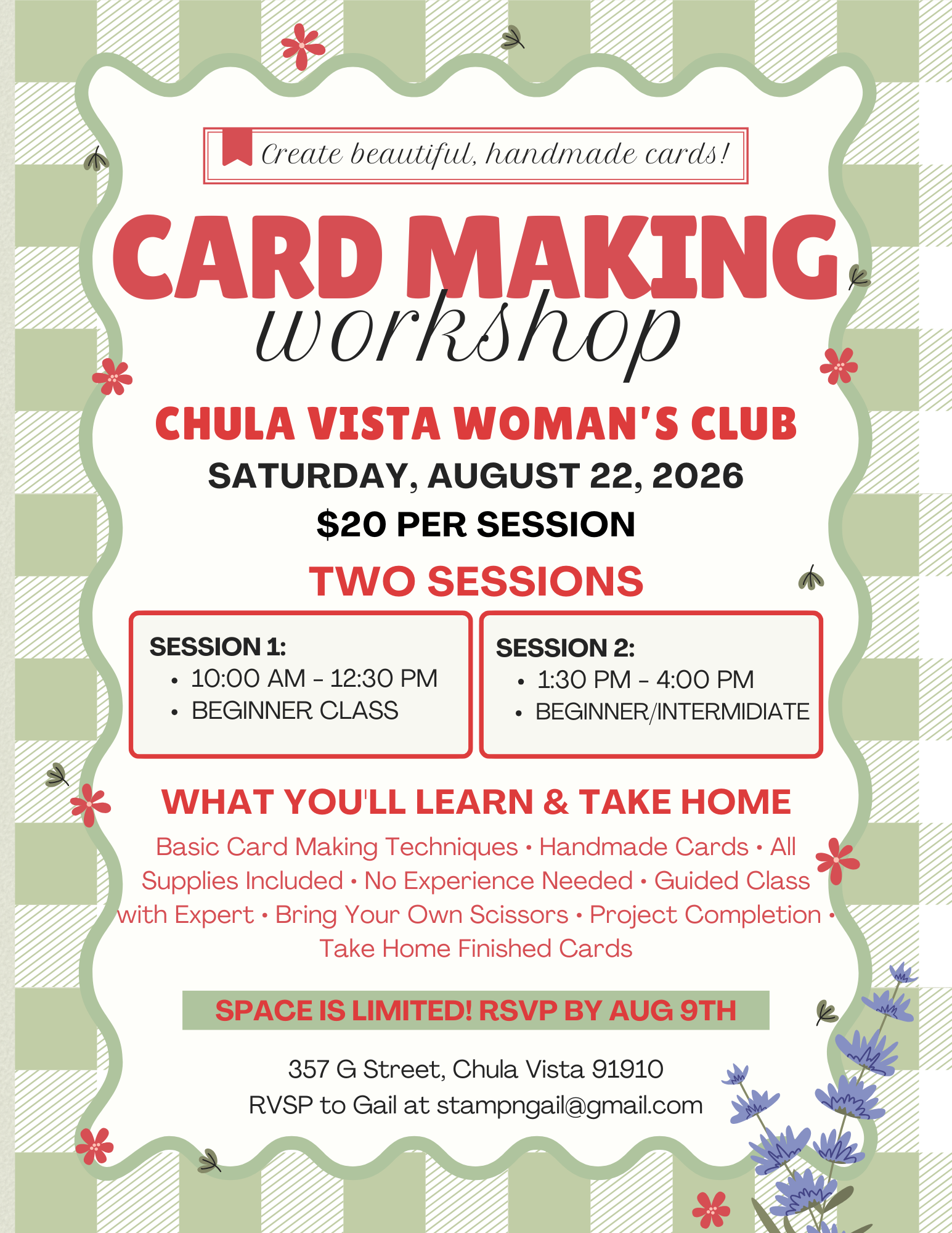 Card Making Workshop