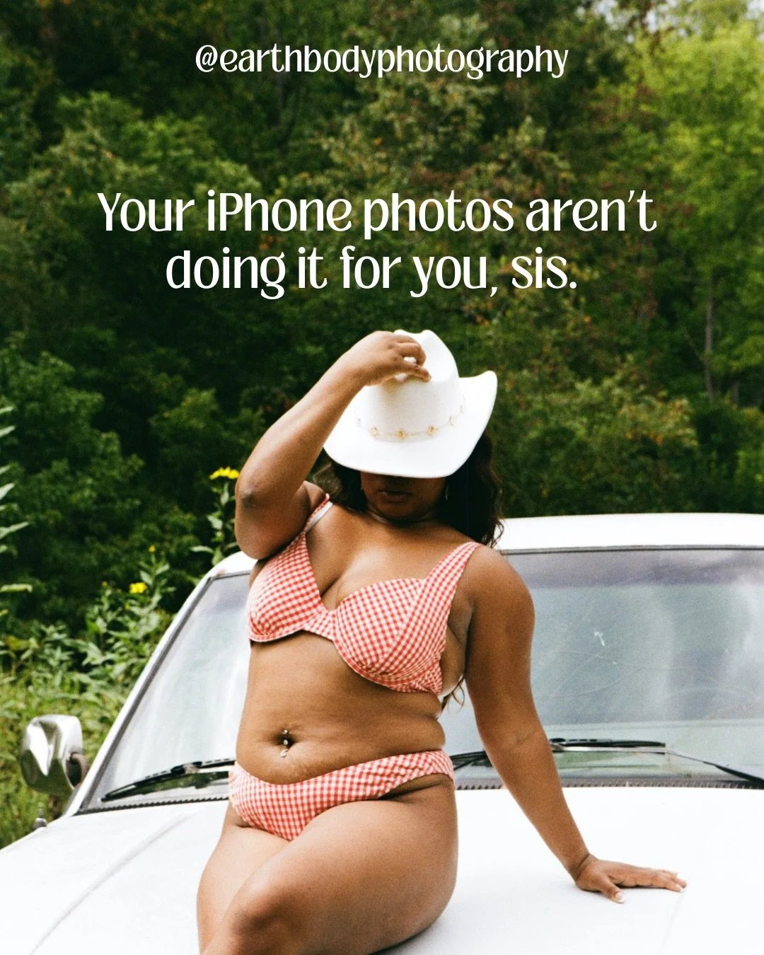 You&rsquo;ve got thousands of photos of yourself.
And somehow&hellip; none of them feel like you. 

Let&rsquo;s change that. 

Earth Body Embodied Portraits
are ALWAYS on film. 🎞️ 

Not digital&hellip; FILM. 

This sh*t is OG&hellip; 
the results ar