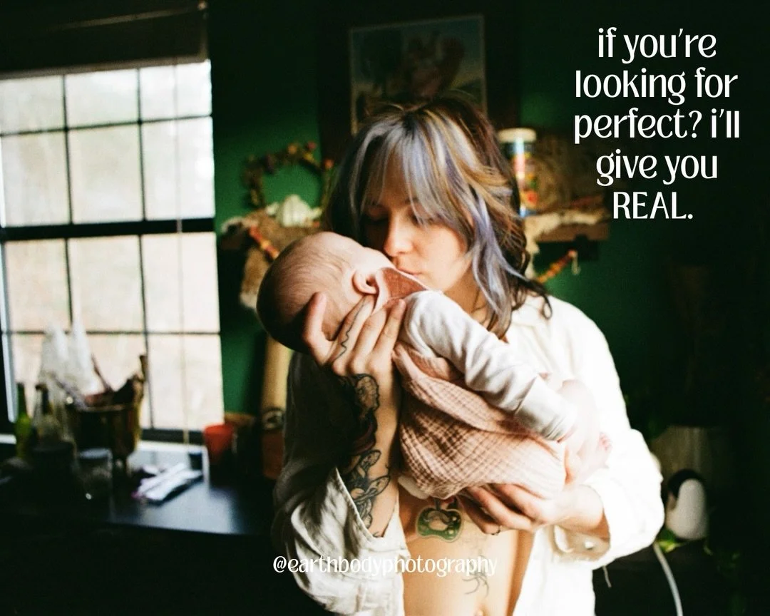 Done are the days of perfection - we&rsquo;re getting real. 

Why? Because realness is what saves the art of life. Realness are wrinkles of time, the memories that nobody wrote down but the whole family remembers. 

Realness is live acoustic music. I