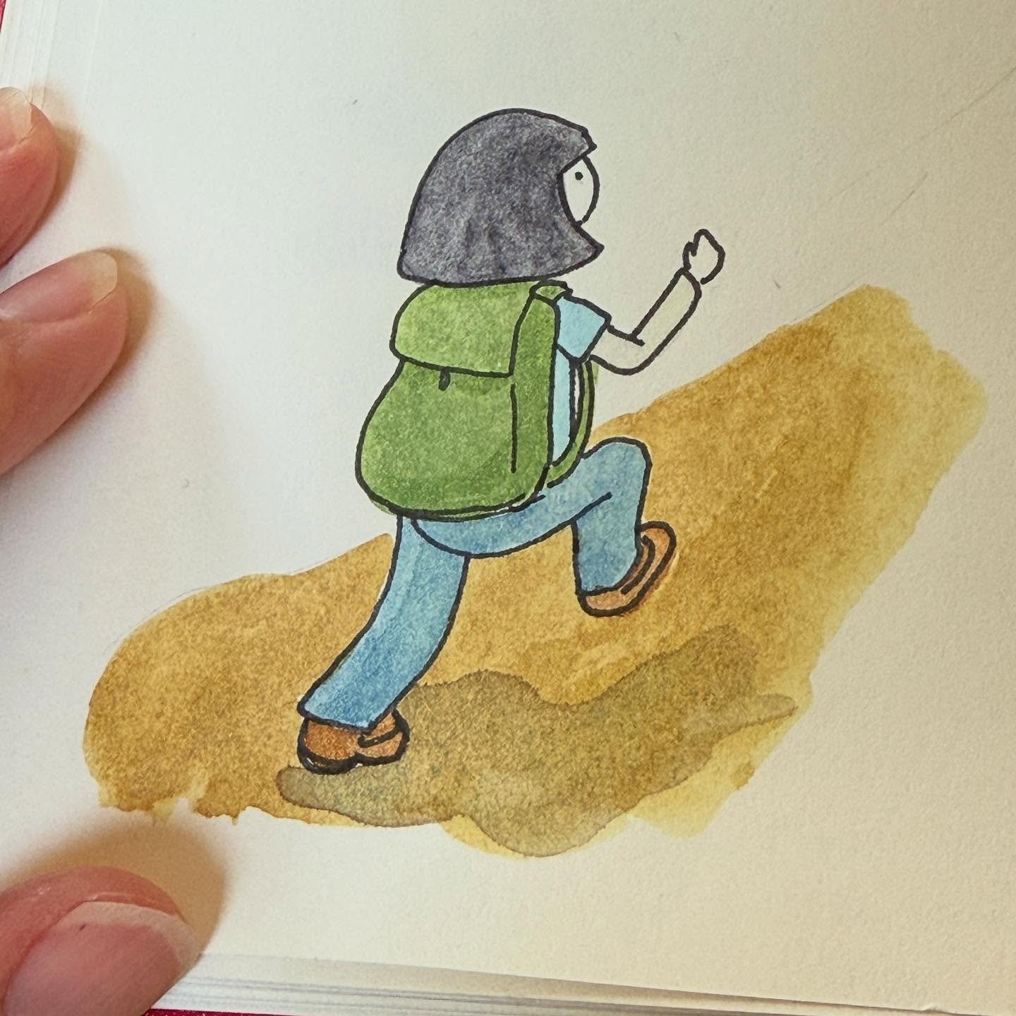 Onward!
-
I reintroduced drawing and painting into my weekly creative practice. It&rsquo;ll be interesting to meet my characters on the page.
-
It is really irking me that my recent chapter renumbering is messing up my bujo spread of my book progress