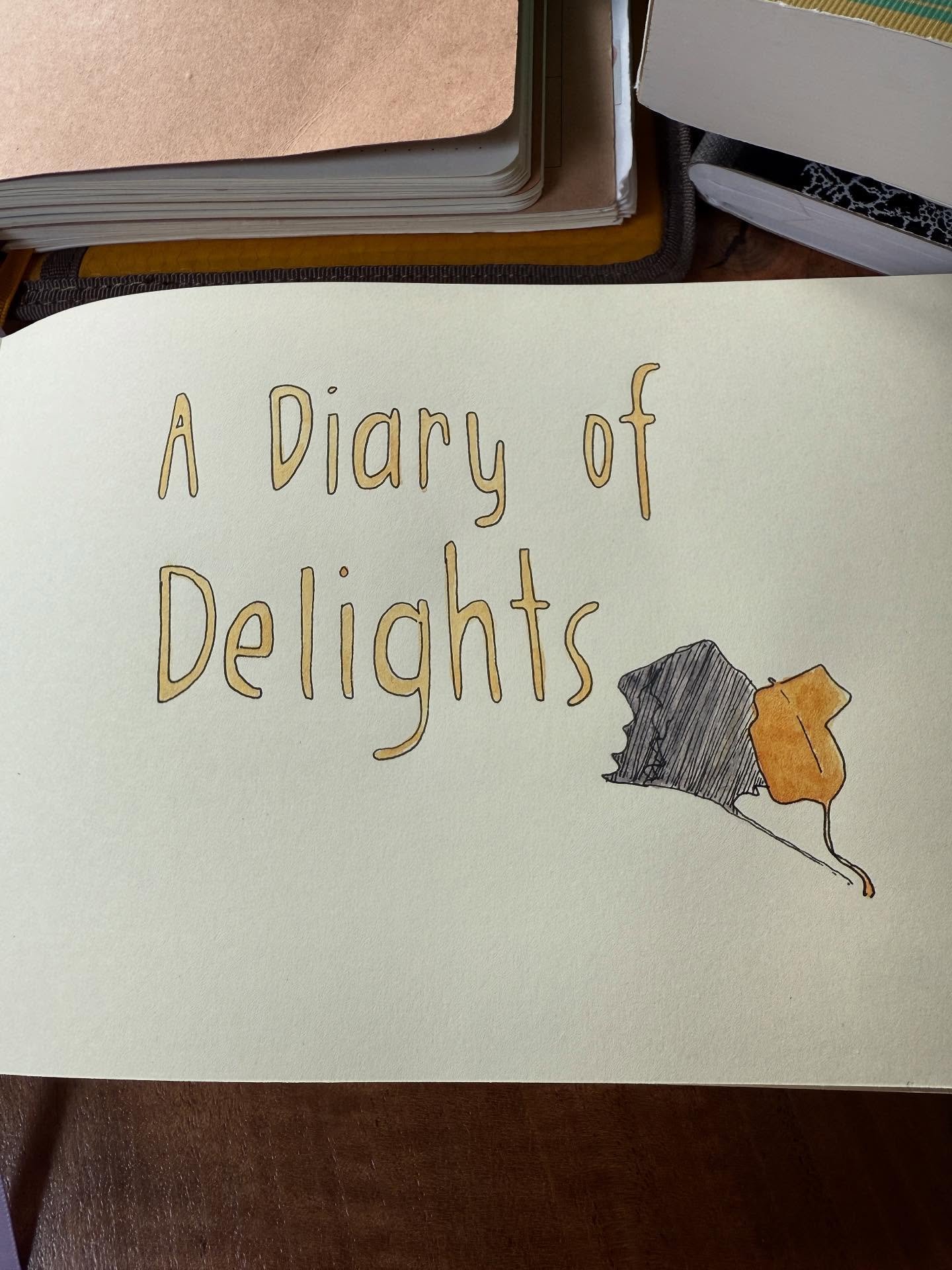 Diary of Delights
-
I started a new sketchbook recently to capture daily delights (a la Ross Gay) as observational drawings and paintings (a la @drawtogether.studio). An intentional practice for how I chose to live my one wild and precious life.
-
#w