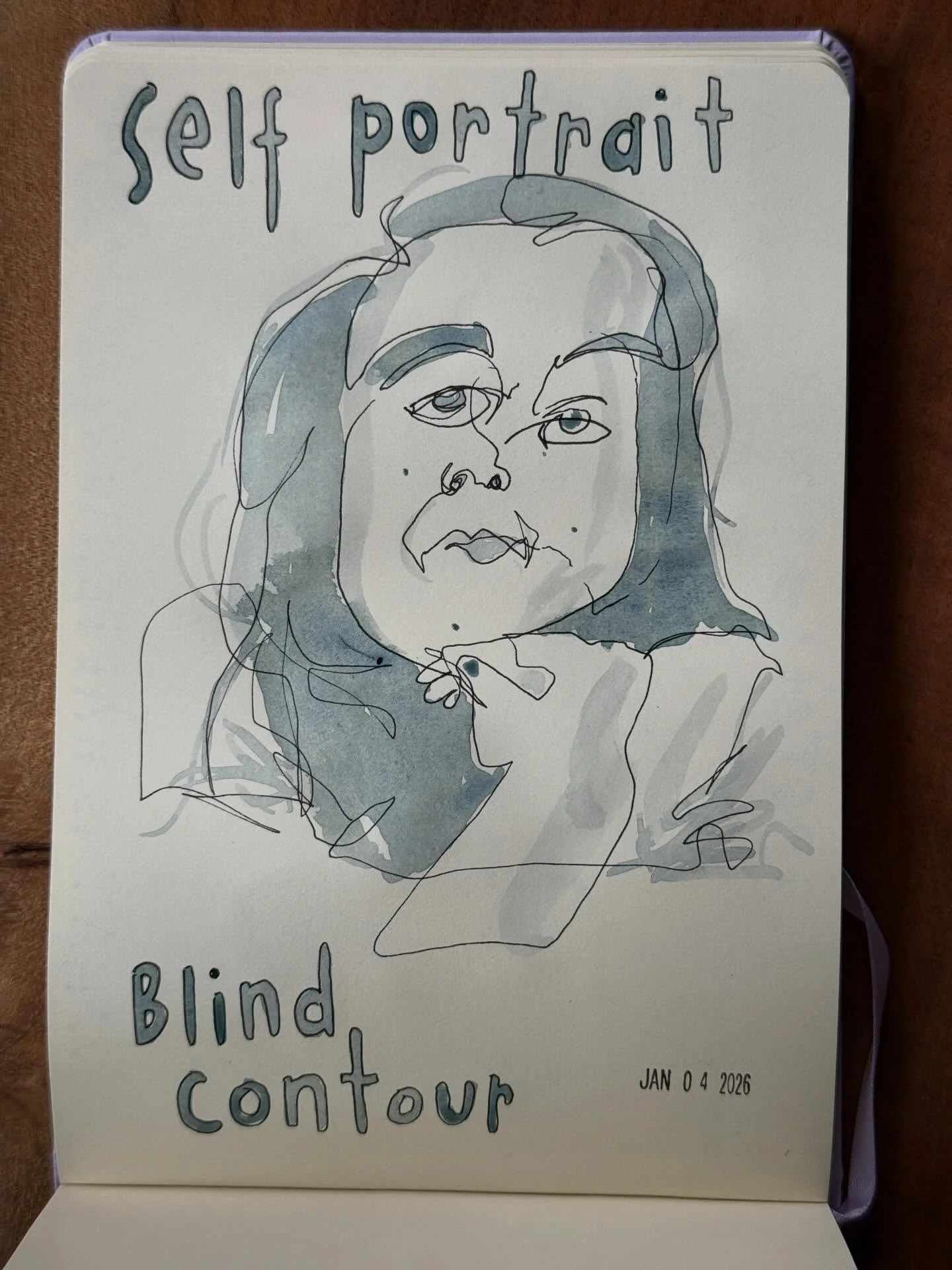 Blind Contour Self Portrait
-
Day 4 of 30 days of drawing with the @drawtogether.studio Grown-Ups Table. I love wonky blind contour selfies. So. Much.
-
#watercolor #blindcontour #selfportrait #drawtogether #30daysofdrawing