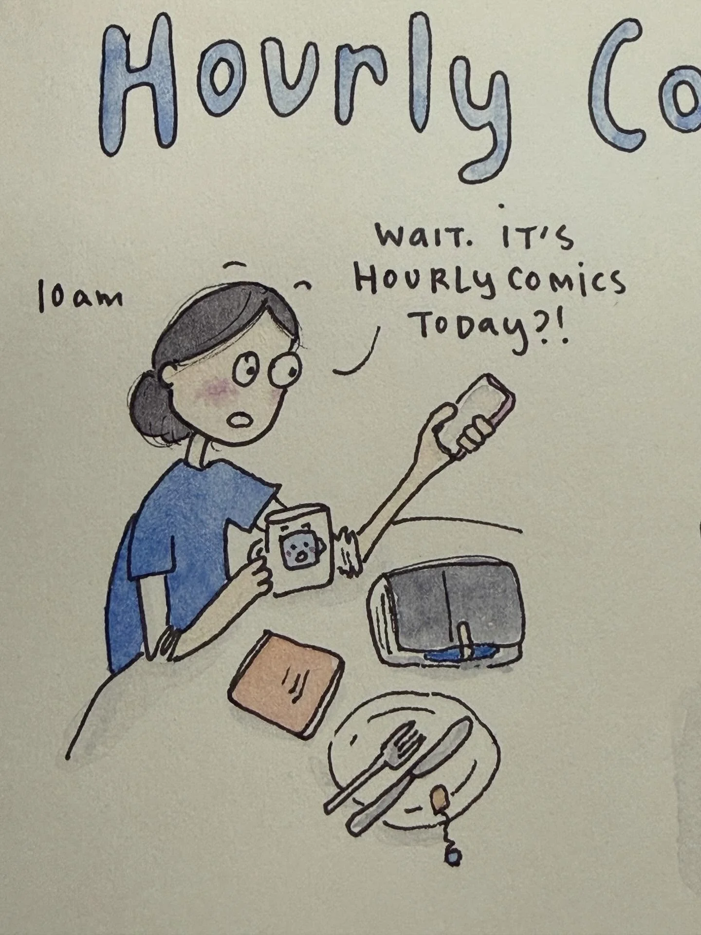 A day in the life
-
I added Hourly Comics as a recurring event for Feb 8 so I won&rsquo;t forget next year!
-
#hourlycomicday #hourlycomicday2026