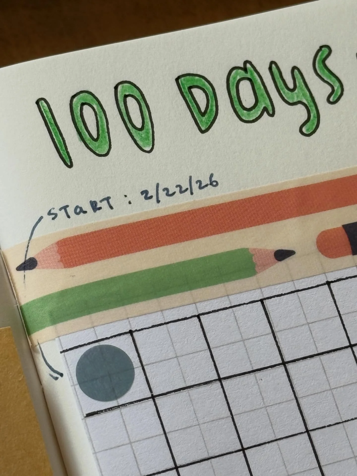 100-Day Project
-
✍🏼 Along with @rockinruksi and @dothe100dayproject, I&rsquo;m going to document this next season. 100 days of writing. 
-
🫶🏼 To keep it gentle, I made myself a menu of activities to help my creative soul have the freedom to write