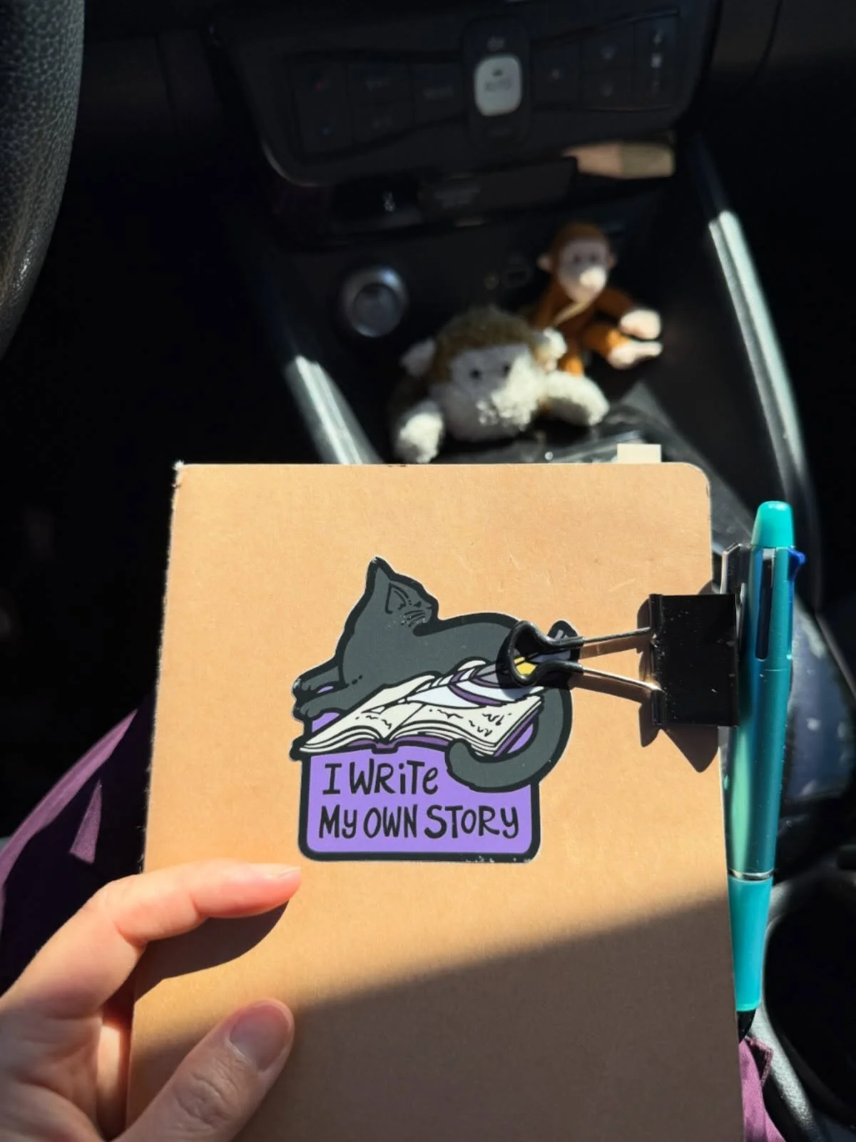 I Write My Own Story
-
But I also write with the support of so many friends. Special thanks to Carrie (@aspenhearted) for talking through my story and being my creativity accountability partner all of these years!!! Also, look at the cool art sticker