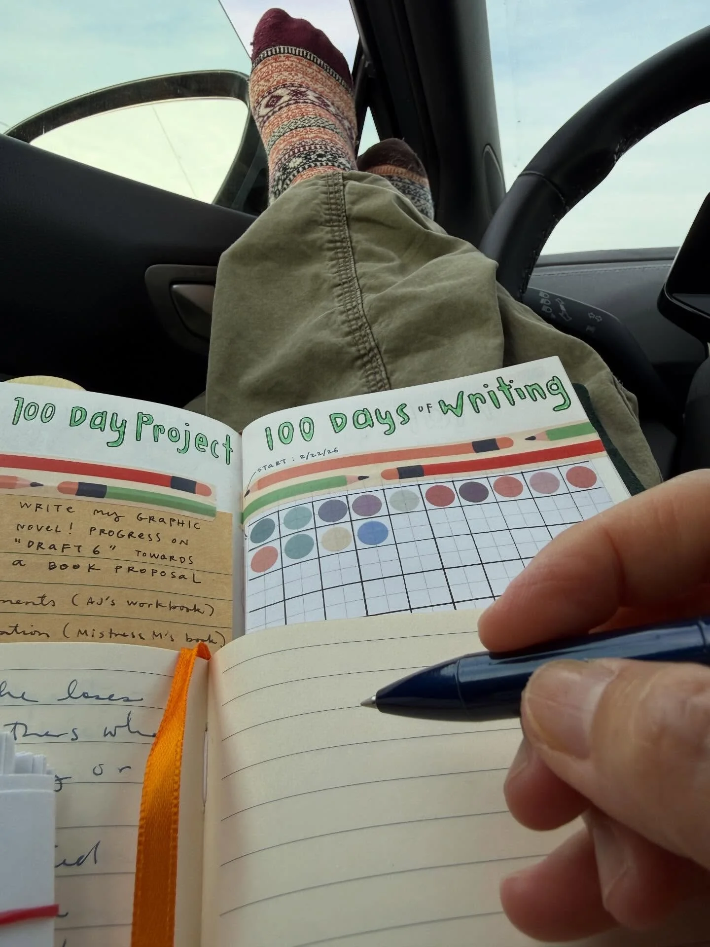 Day 14: Afternoon Writing Situation
✍🏼 📒 📝 
#the100dayproject #writing #writewhereyouare