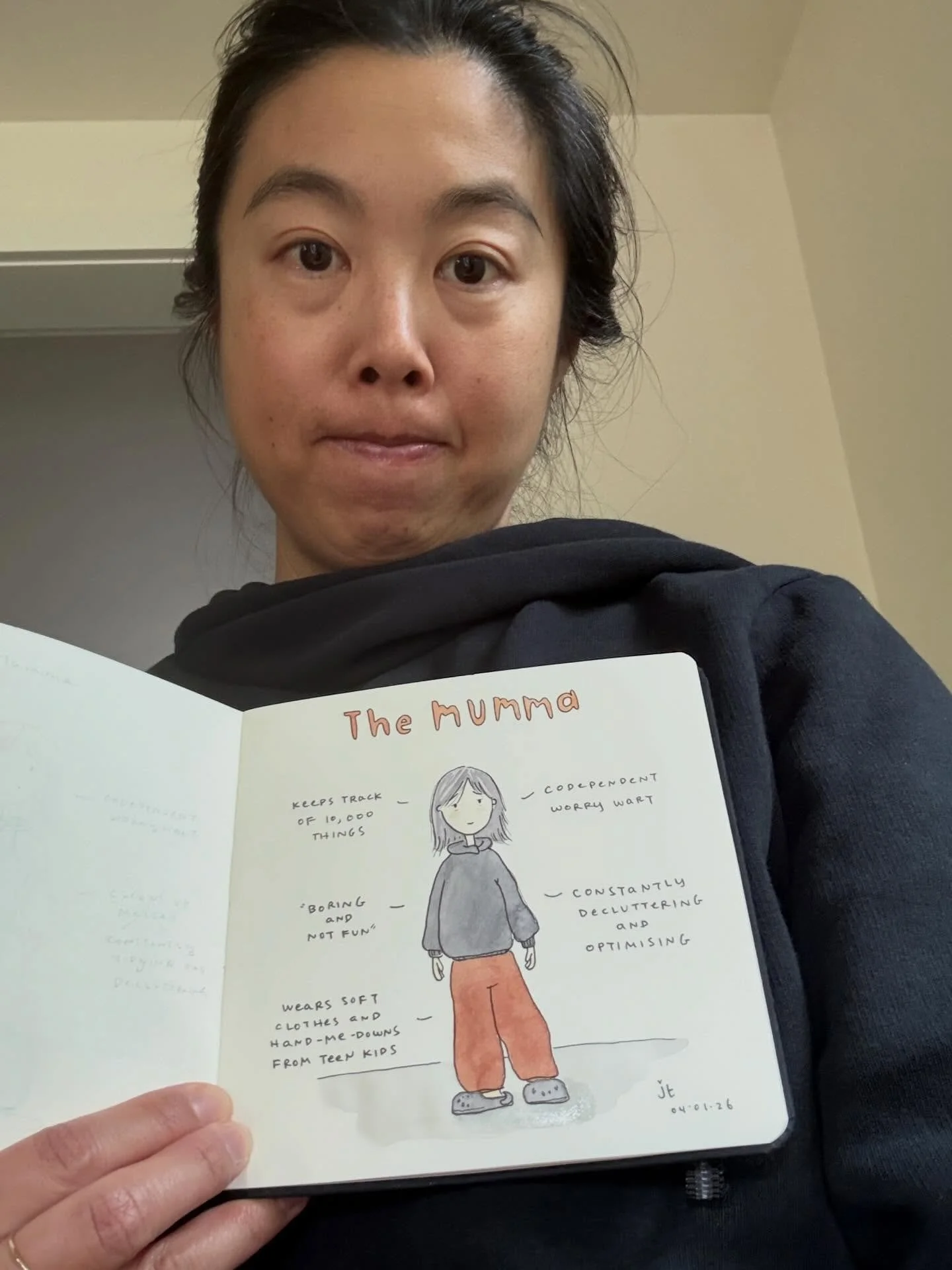 The Mumma
-
Introducing Season 2: Inner Roomies
I miss making comics so I found a new cast of inner characters to share for this next season of my creative journey.
-
Meet the Mumma. She does all the mumma duties and has many daydreams. I can&rsquo;t