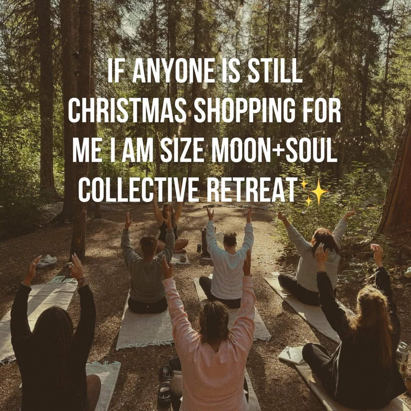 Manifesting, but make it festive ✨ 

All I want for Christmas is community &amp; clarity . 

No wrapping required.