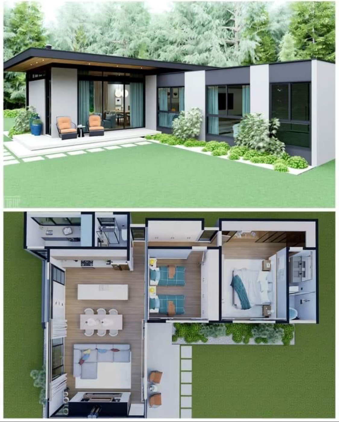 three bed one story home wiht two containers.jpg