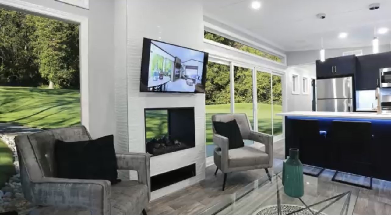 Interior for two bedrrom container home