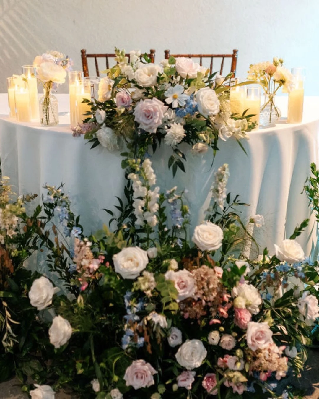 We thoughtfully design every arrangement with intention&mdash;making recommendations to seamlessly reuse and repurpose florals throughout the day. That way, our clients can stay present in the moment, focused on how it feels and looks, while we ensur