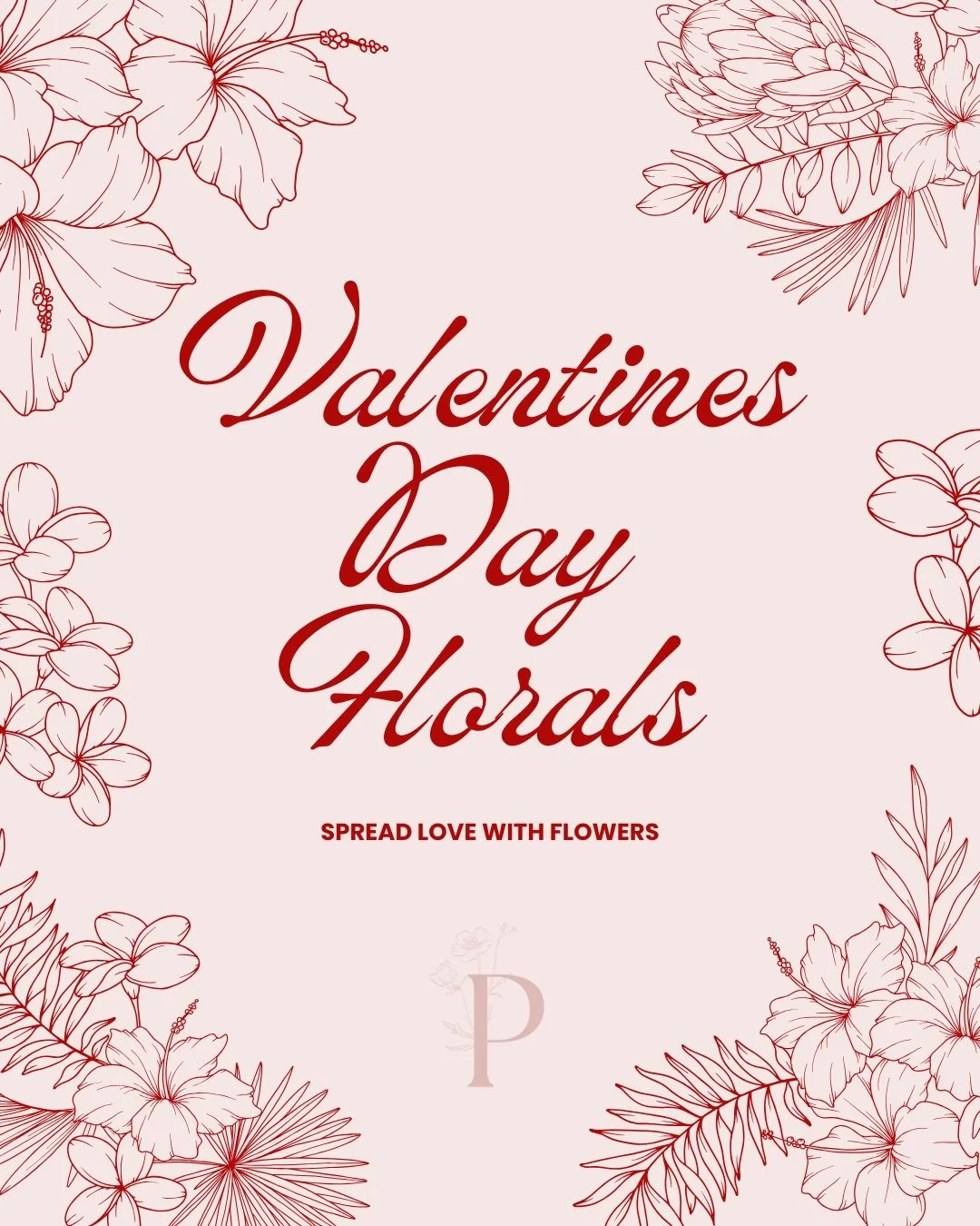 Spread love with flowers! ❤️🌹

Choose your arrangement style and order by February 7th.

Pick-up days are February 13th and 14th

Local delivery available for an extra charge.

Place your order by reaching out to us via our website or by sending us 