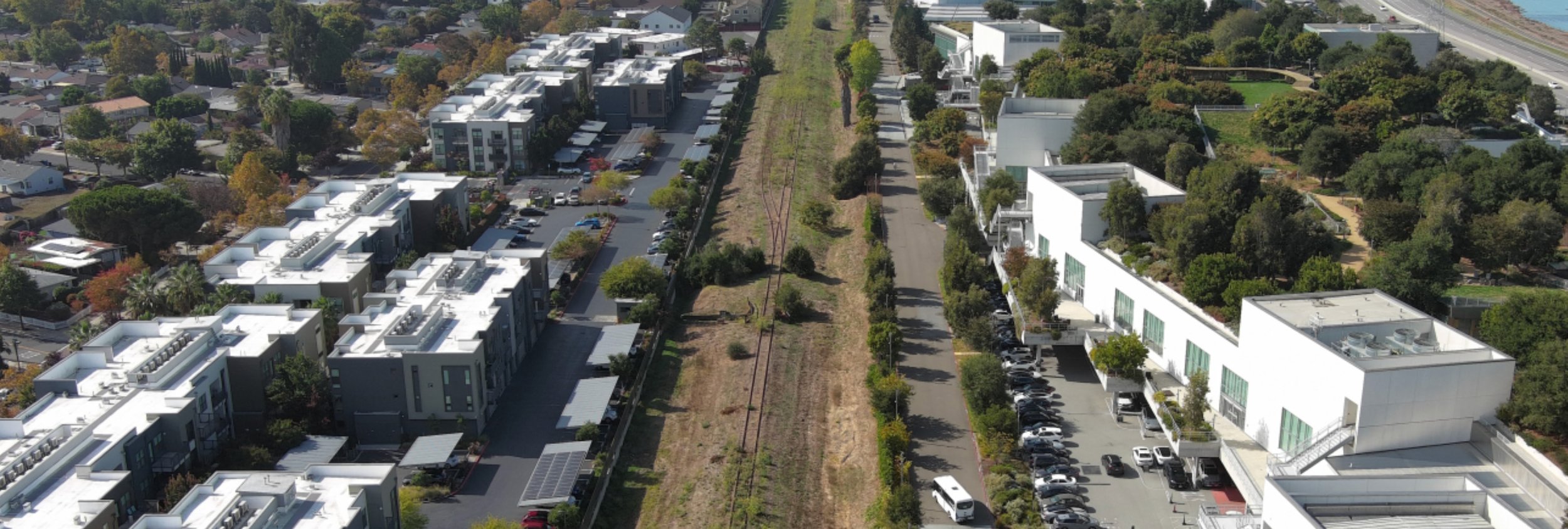 image showing unused railway land