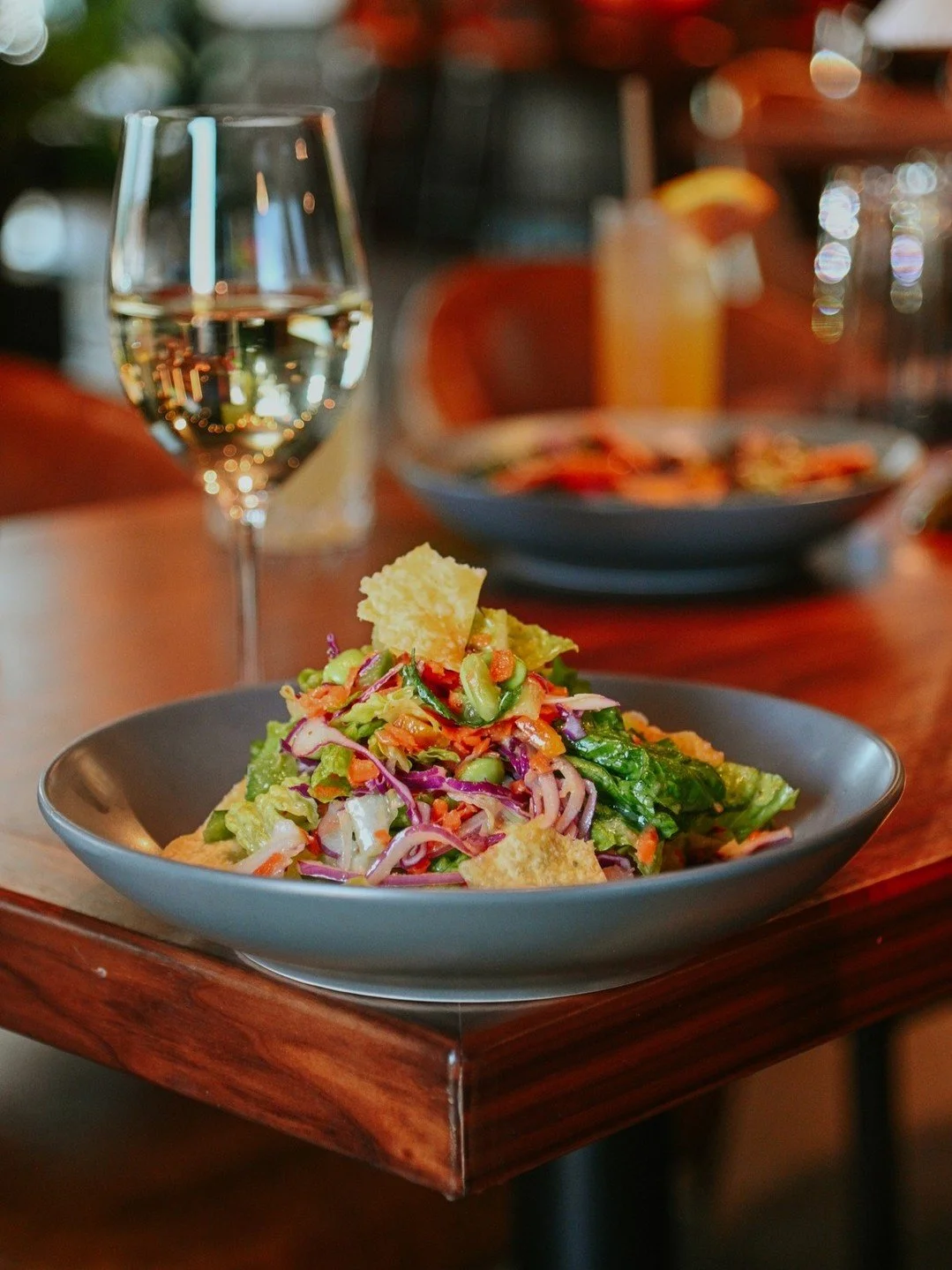 Looking for a crave-worthy salad? This is it.
The Asian Crunch Salad hits every note &mdash; vibrant greens, golden wontons, and that sweet-savory magic you can&rsquo;t forget. 💭✨

Open today 11am-11pm!
✨ Order Online: https://bit.ly/Order22fifteen
