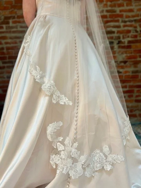 Custom Lace Applique Veil