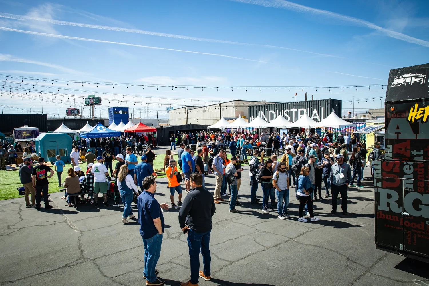 Vendor setup and production at The Industrial