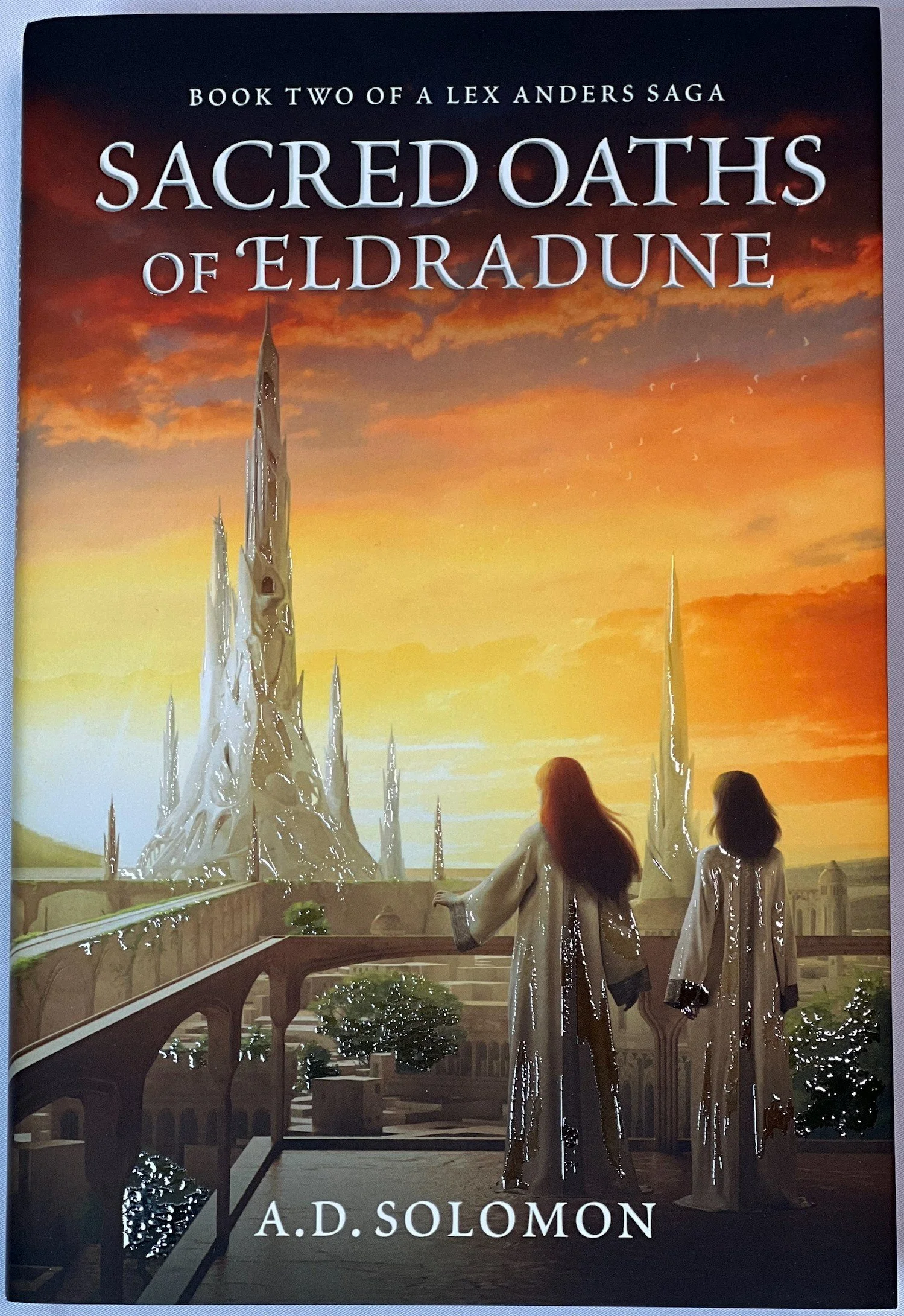 Signed Dust Jacket Hardback copy of Sacred Oaths of Eldradune