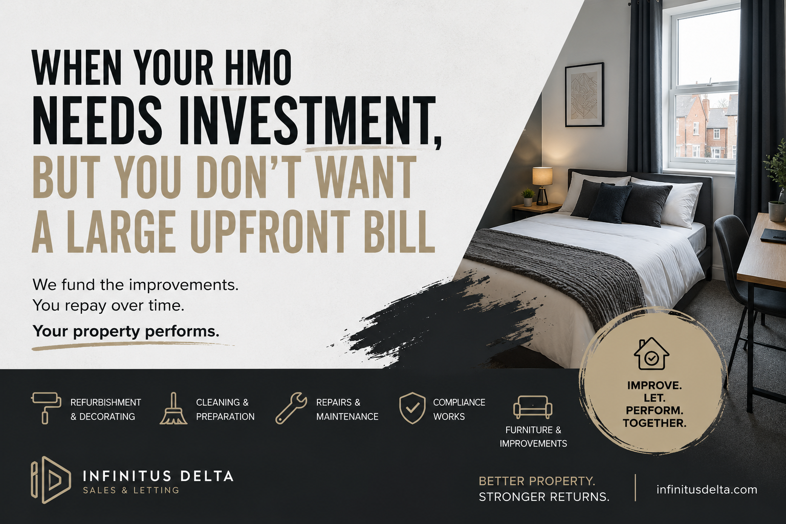 When your HMO needs investment, But you don't want a large upfront bill