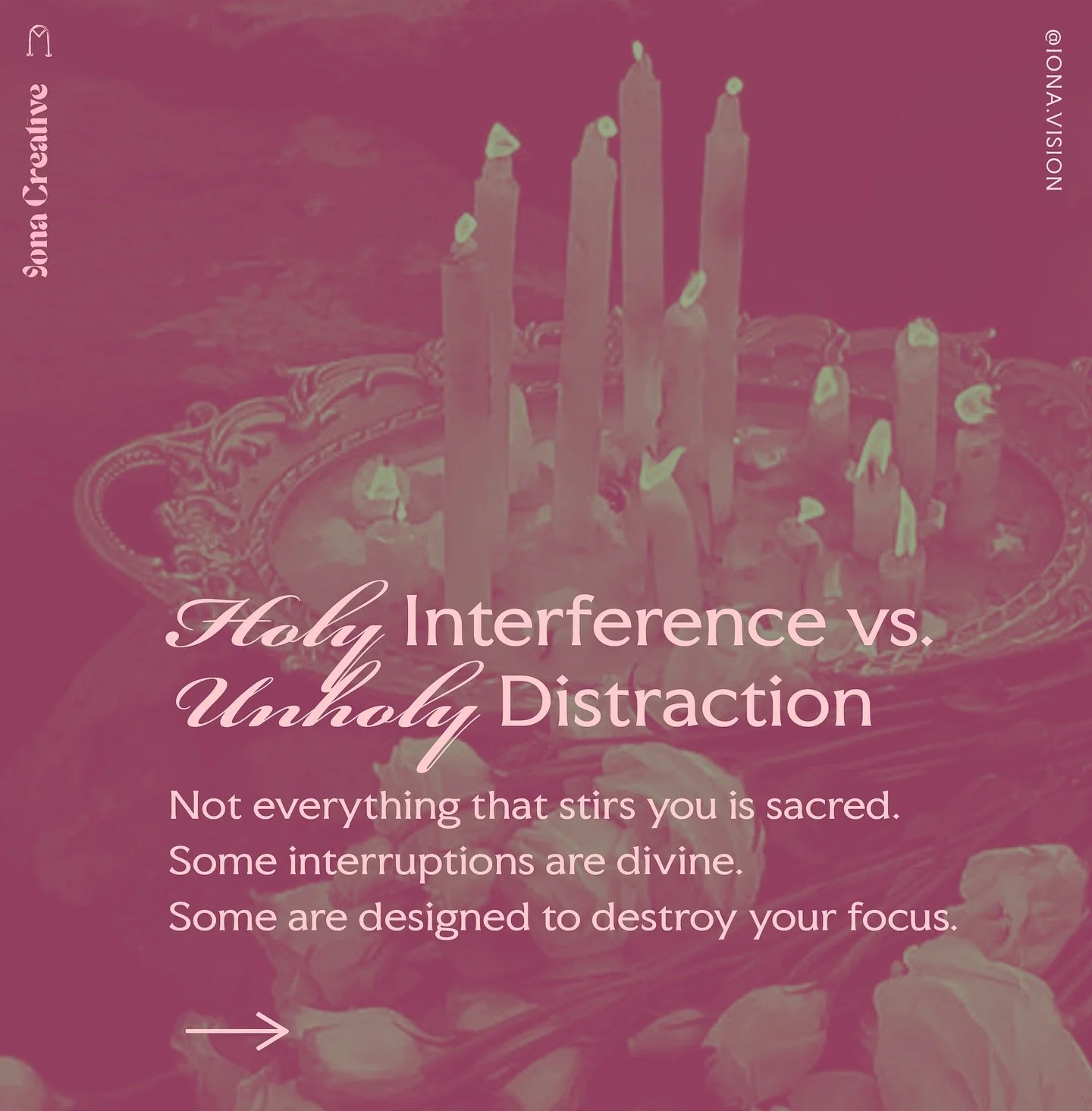 Distraction doesn&rsquo;t always look chaotic. 

Sometimes it wears the costume of urgency, relevance, or responsibility.

If you&rsquo;ve been feeling reactive, untethered, or pulled into noise that isn&rsquo;t yours to carry&hellip;this is your inv