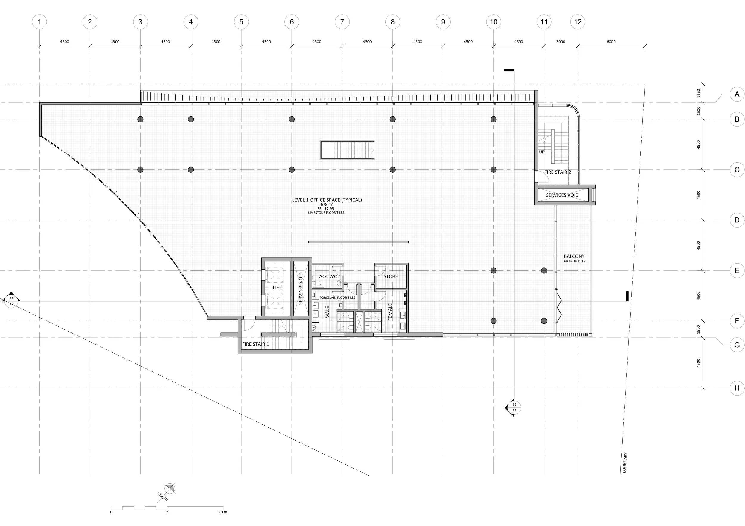 Typical Office Level 1-4 Plan