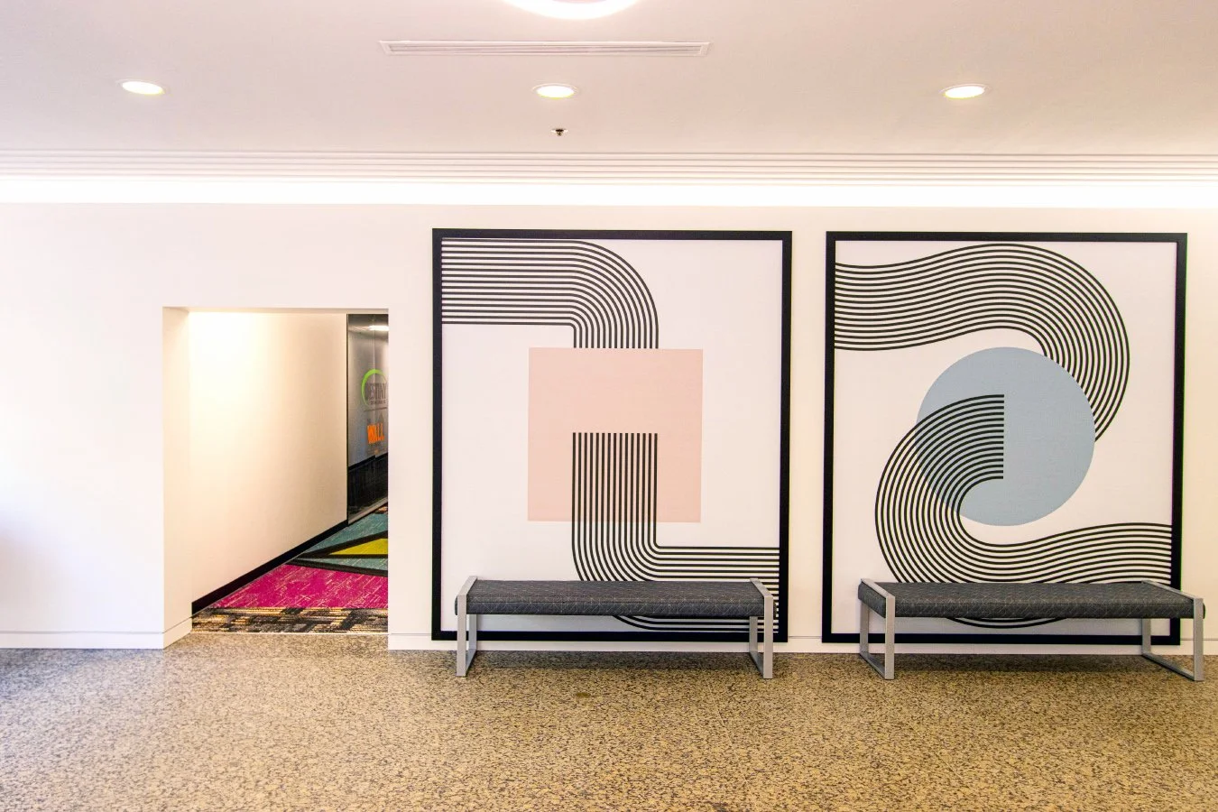 Newly-renovated Cumberland Centre lobby