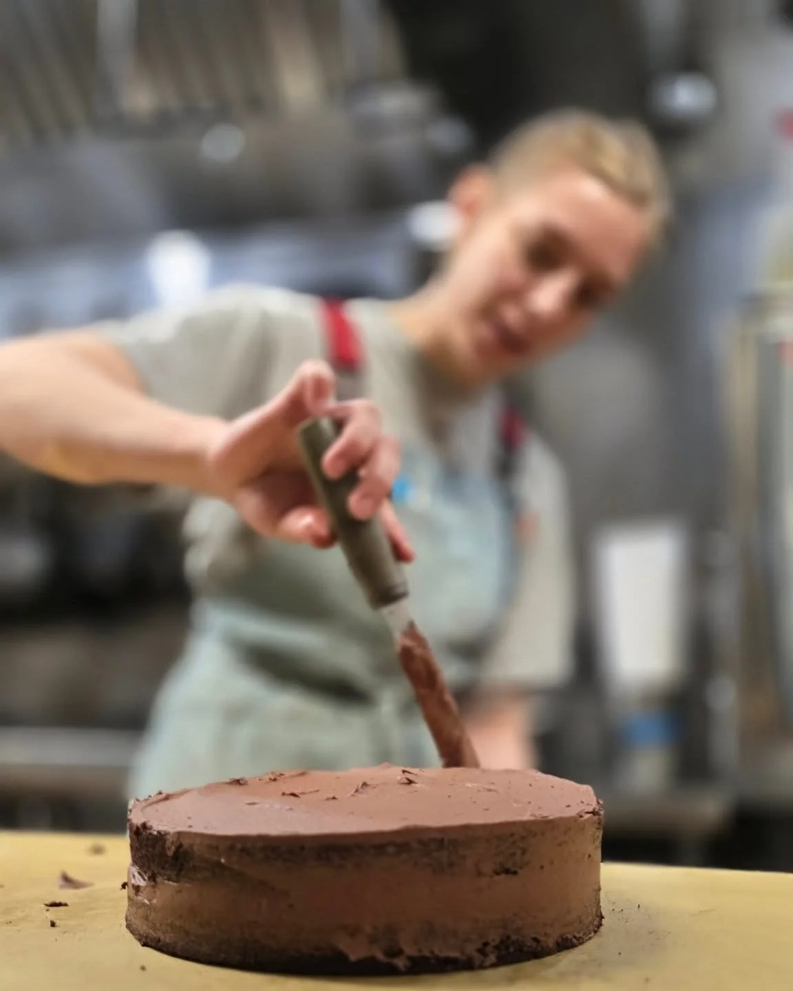 @chef.posi getting that chocolate cake ready for yall this weekend

FOMO is a real thing with this one