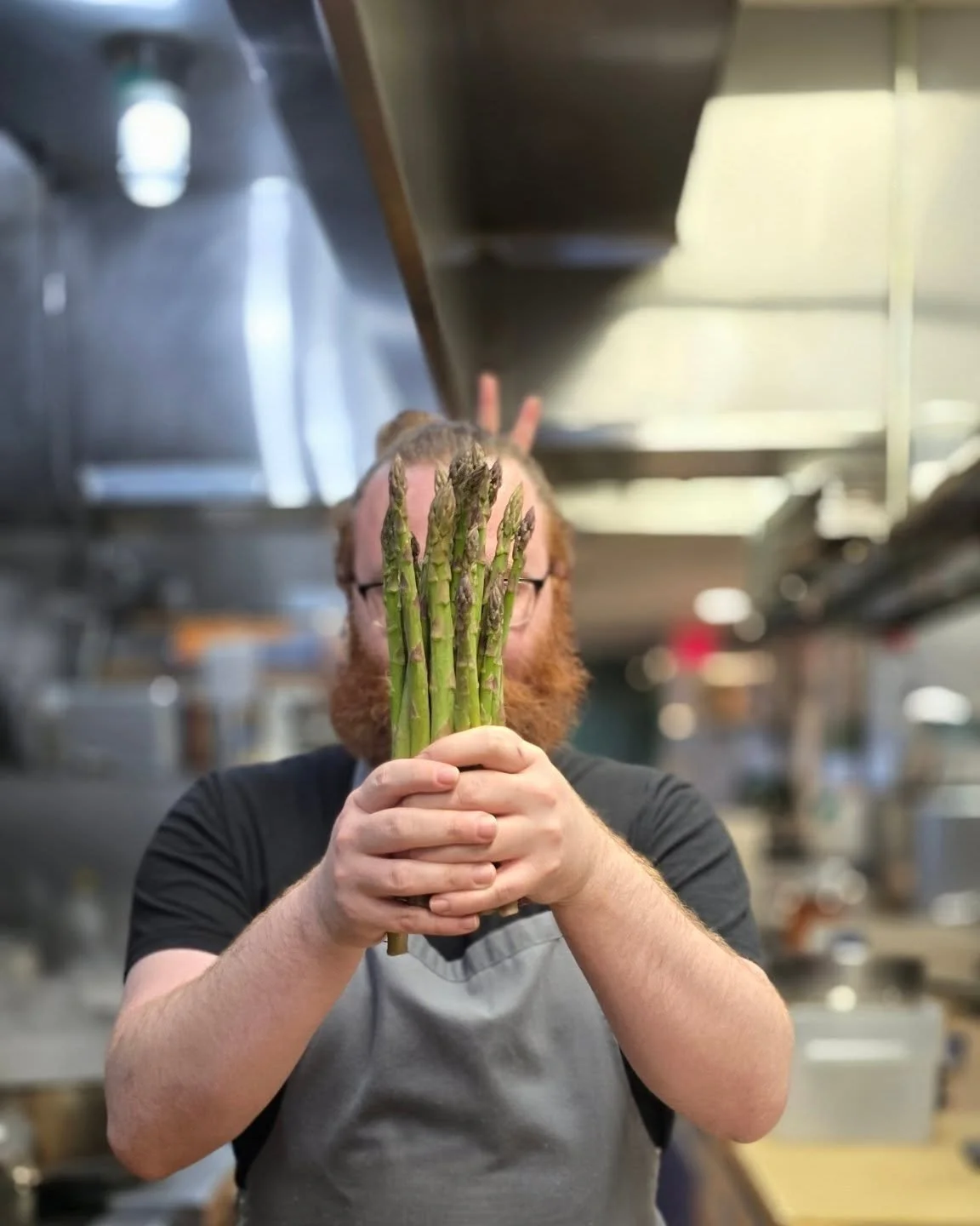 We are super excited the first of the asparagus is coming in! 

Come eat those spring flavors!!