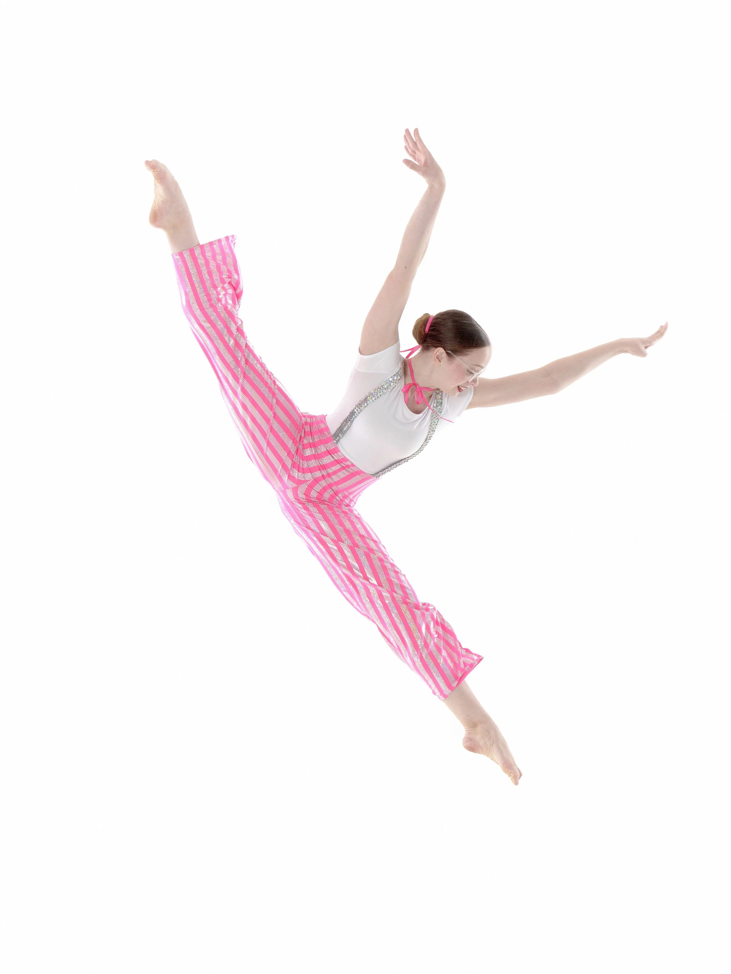 Pacific Northwest dance studio media day portrait with frozen motion studio lighting by Justin Grafton Studios