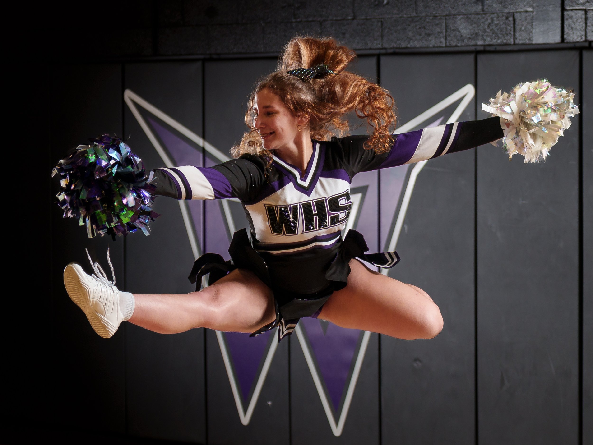 High school athletic media day portrait and banner composite by Justin Grafton Studios serving Oregon and Washington
