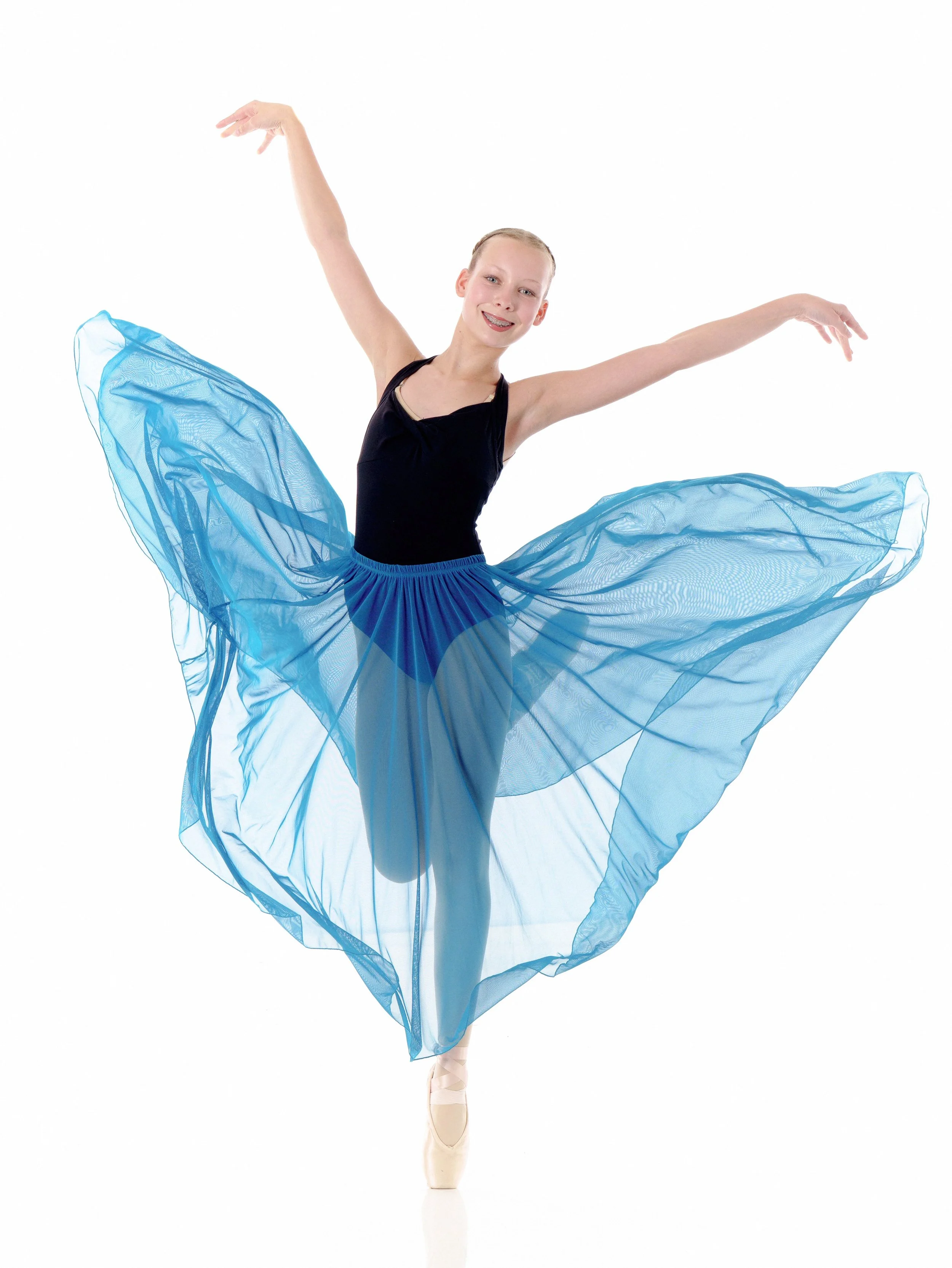 Pacific Northwest dance studio media day portrait with frozen motion studio lighting by Justin Grafton Studios