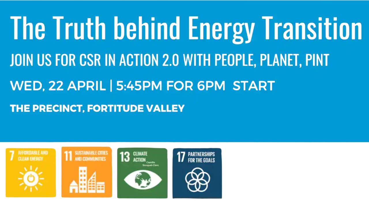 In-person Brisbane - Powering the Future: The Truth Behind the Energy Transition