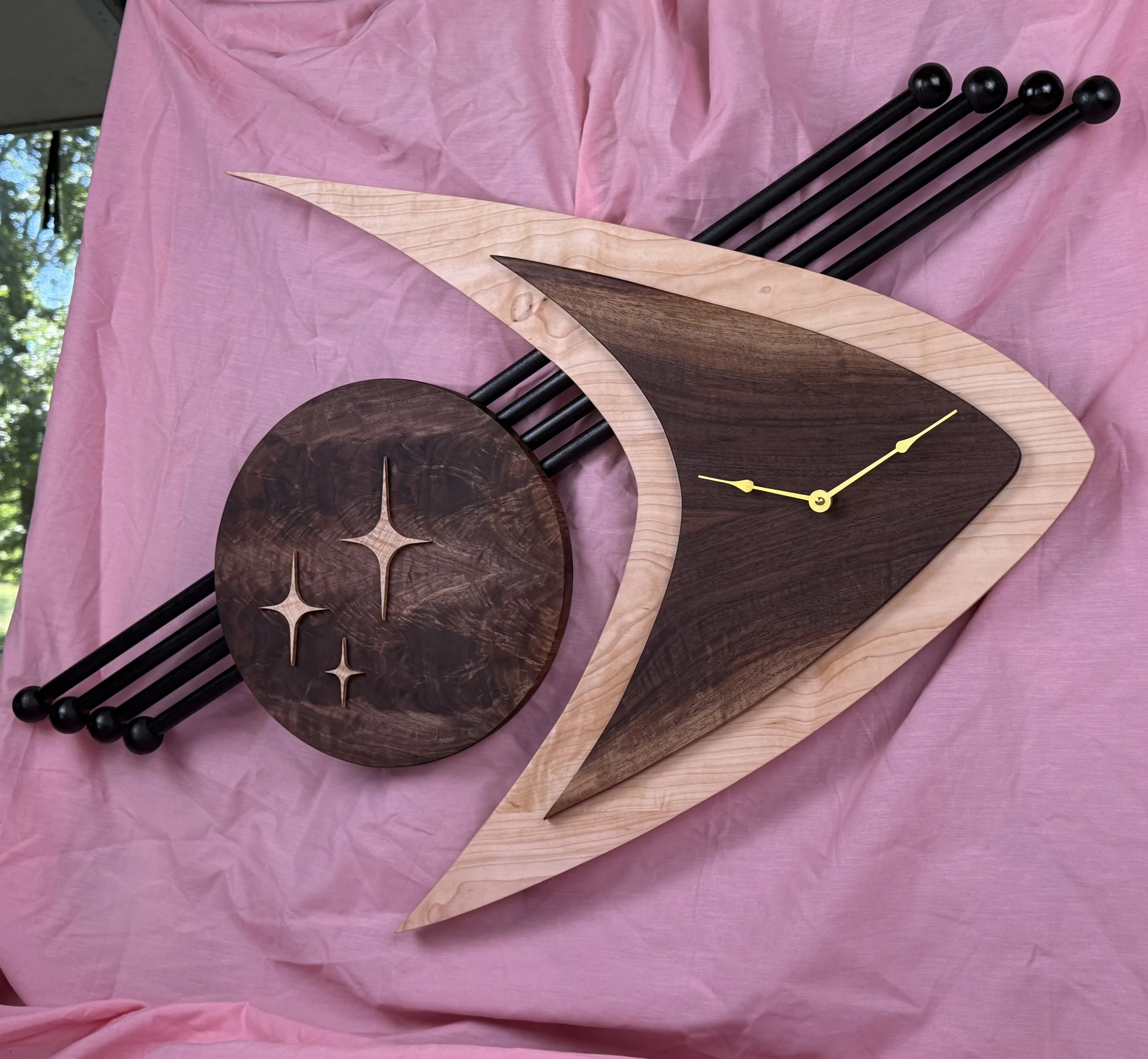Mid-century Modern Space Age Clock