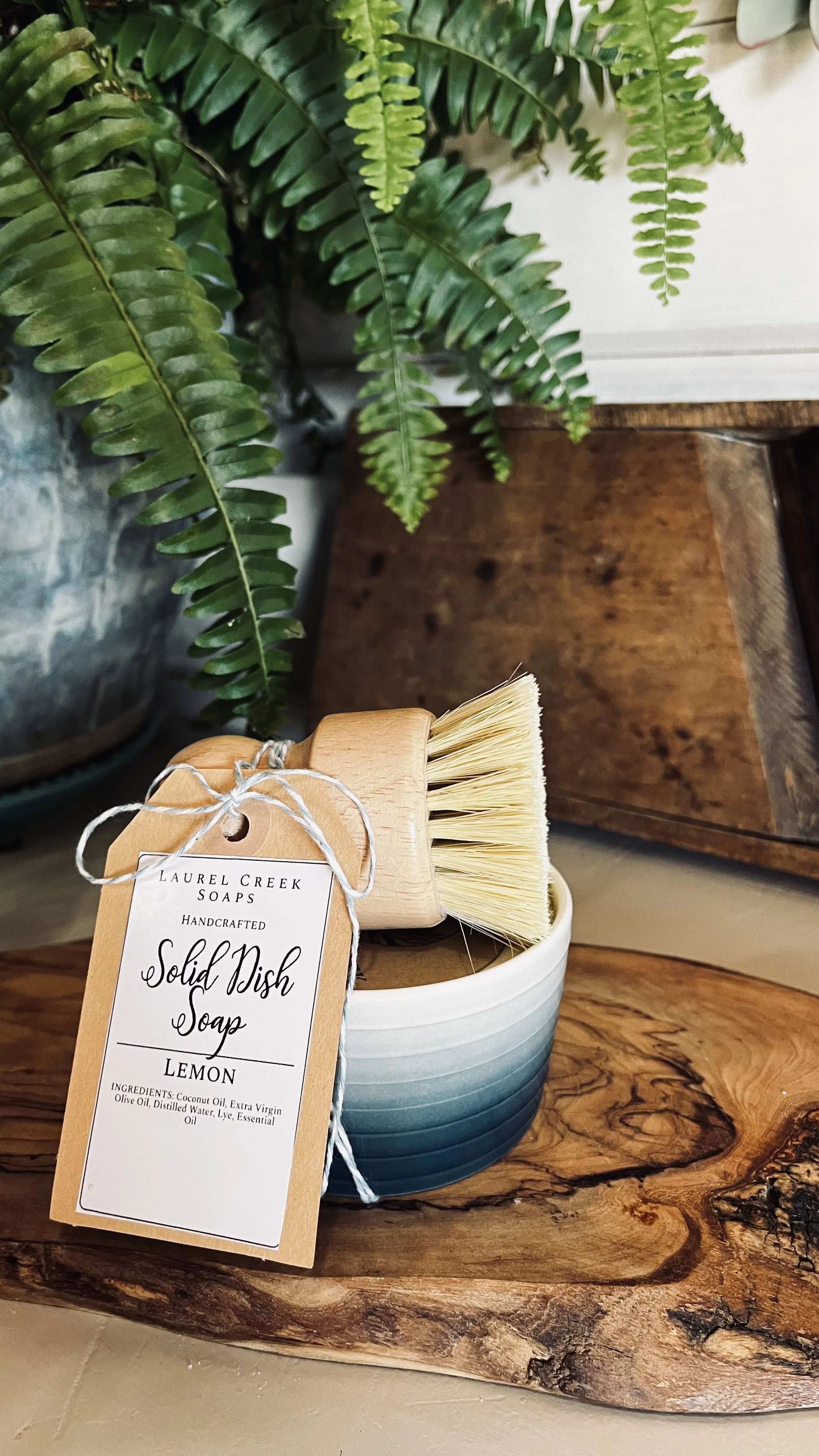 Solid Dish Soap - Lemon