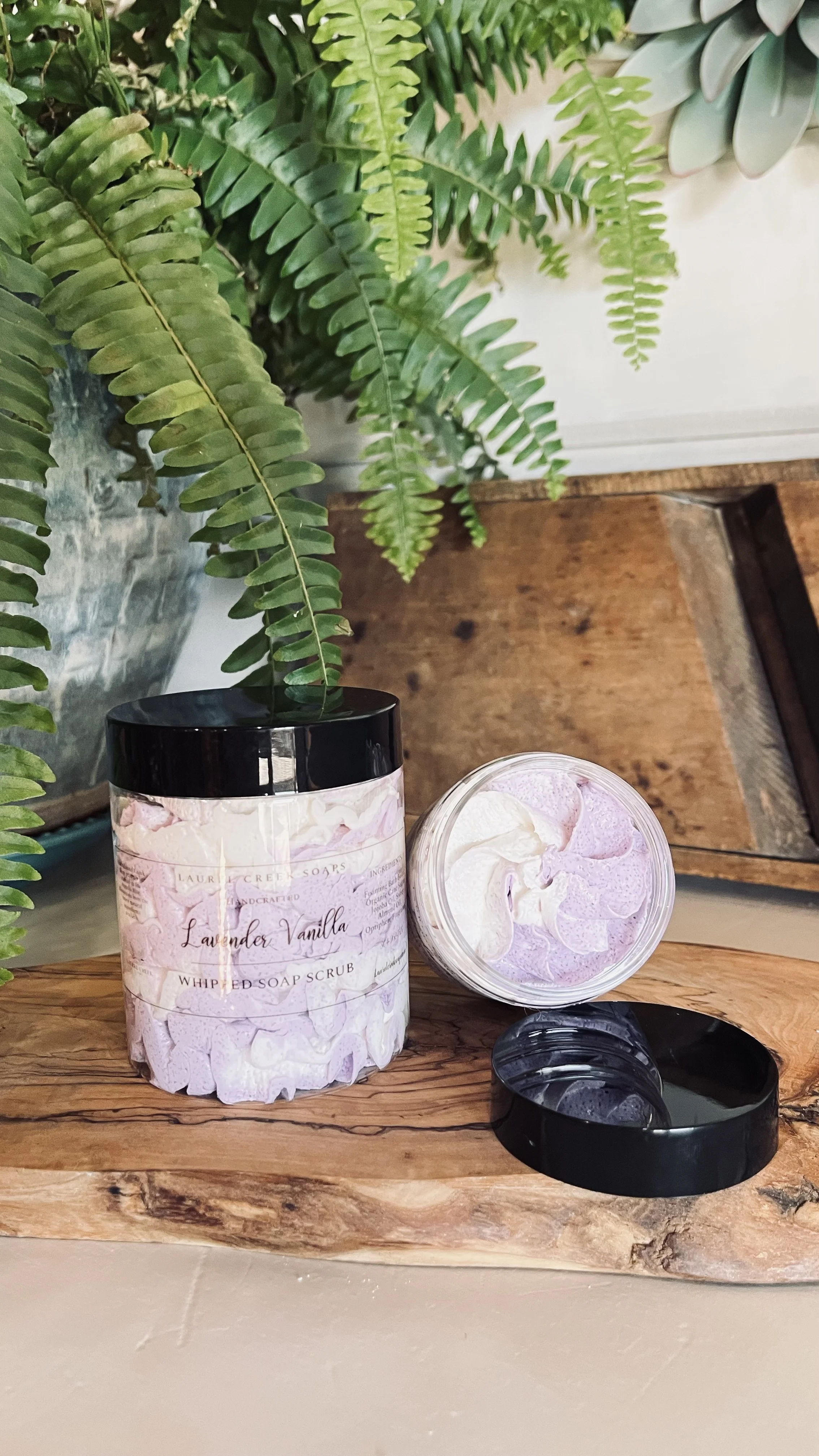 Whipped Soap Scrub - Lavender Vanilla 4 oz
