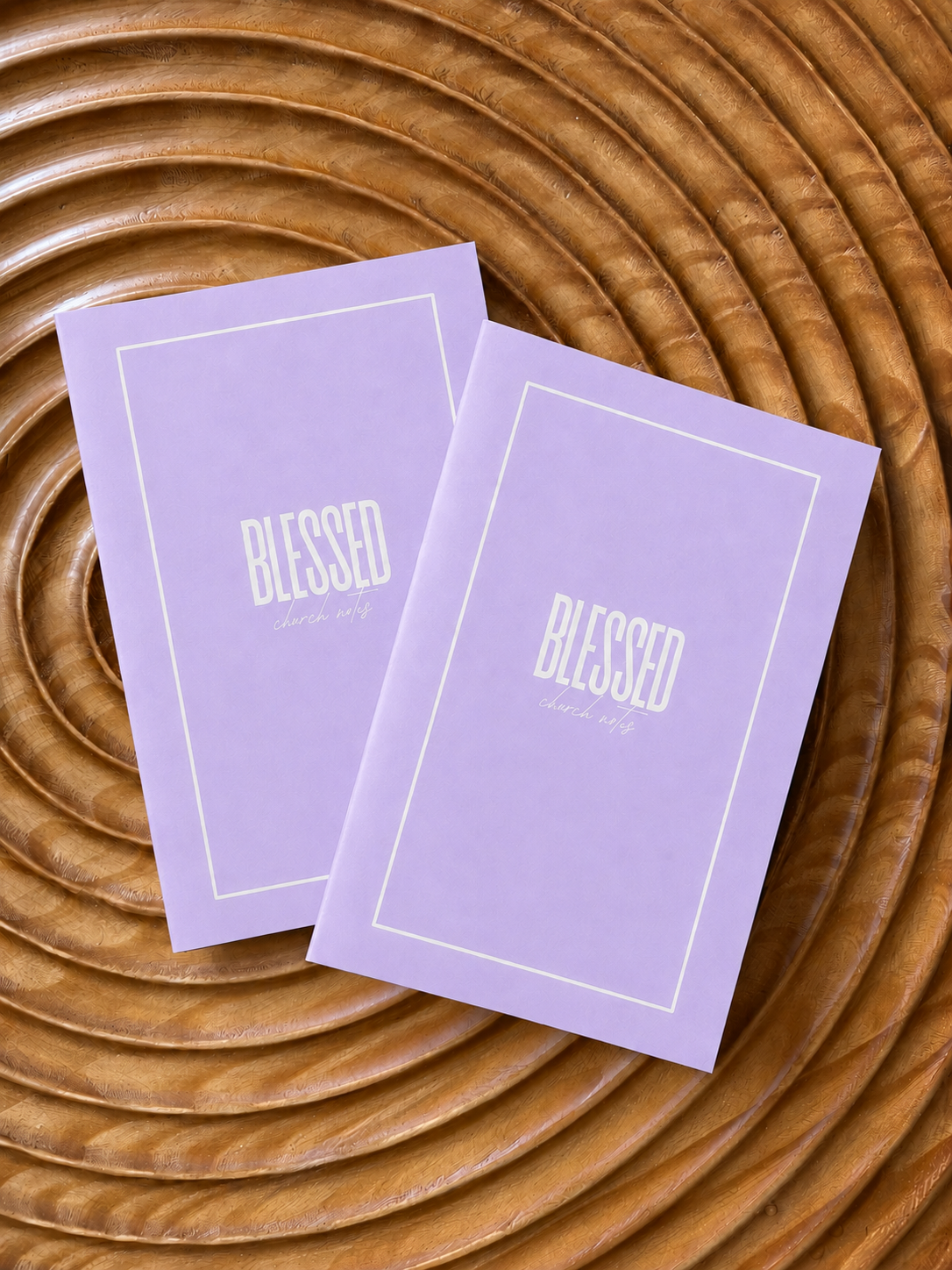 Lavender Blessed church notebooks.png