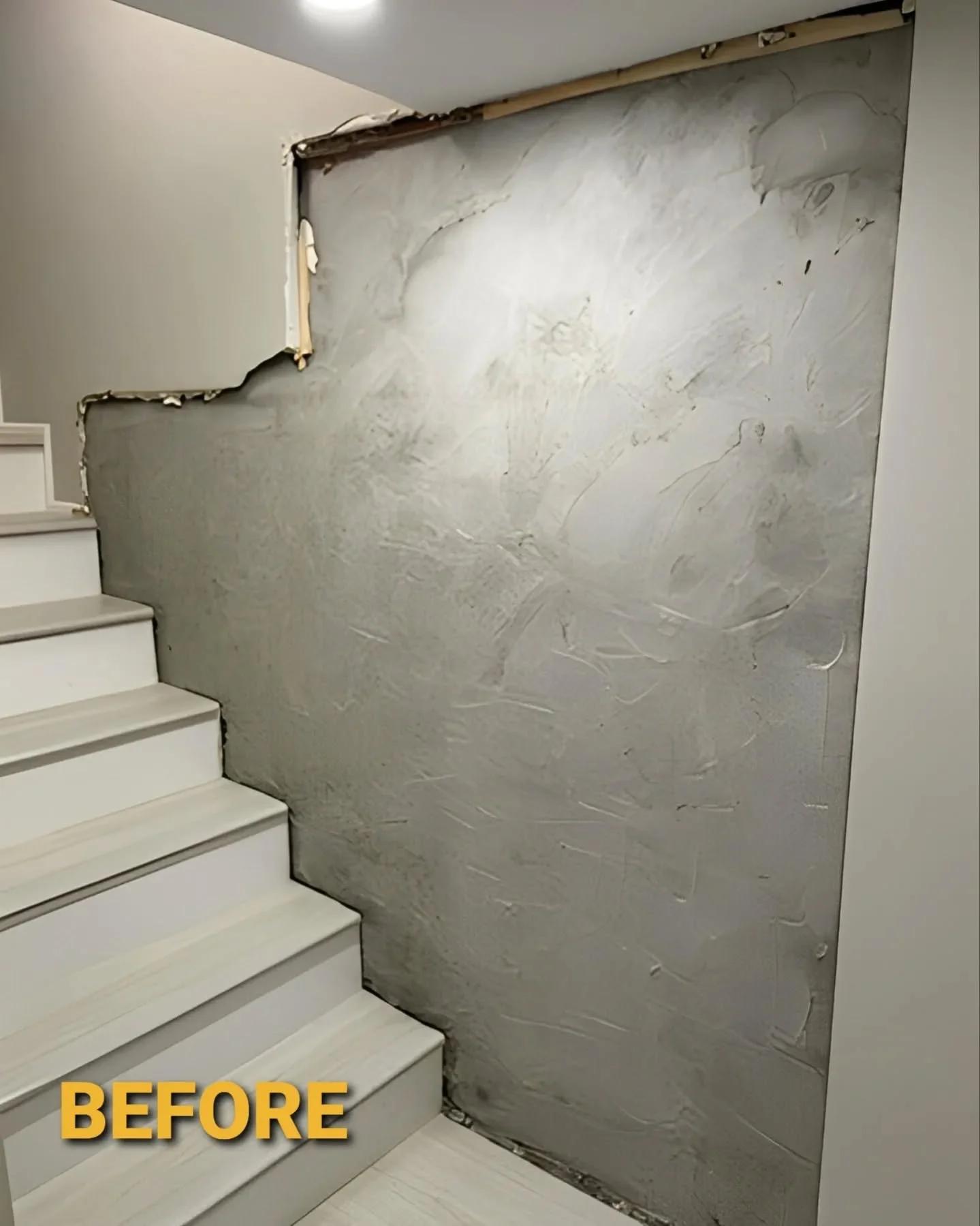 Drywall Repair with Waterproof Membrane Installation