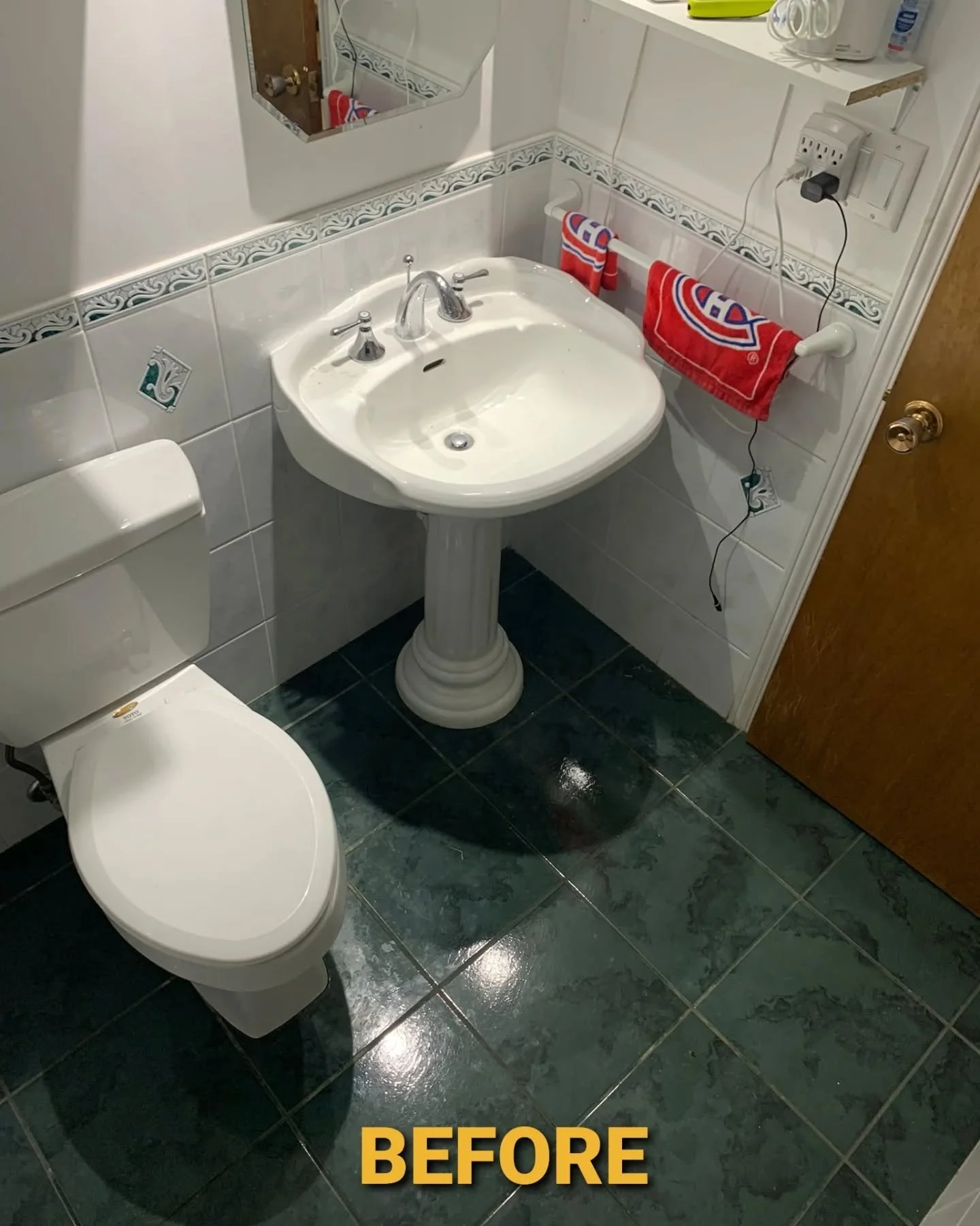 New Bathroom Laminate and Vanity Installation !