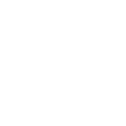 Pixelated white cat on a black background