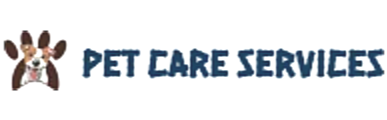 Pet Care Services logo with a paw print and text