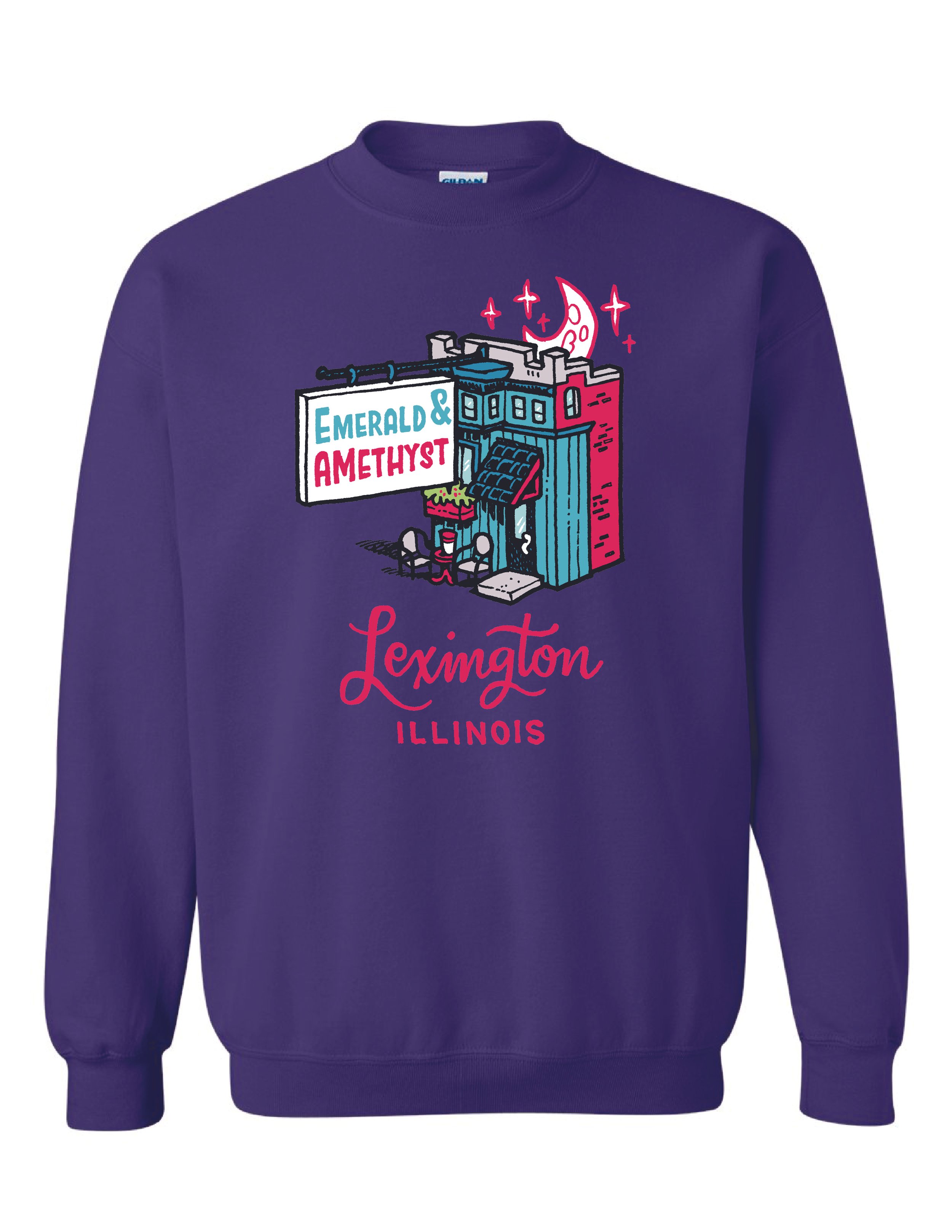 Amethyst Storefront Crewneck Sweatshirt