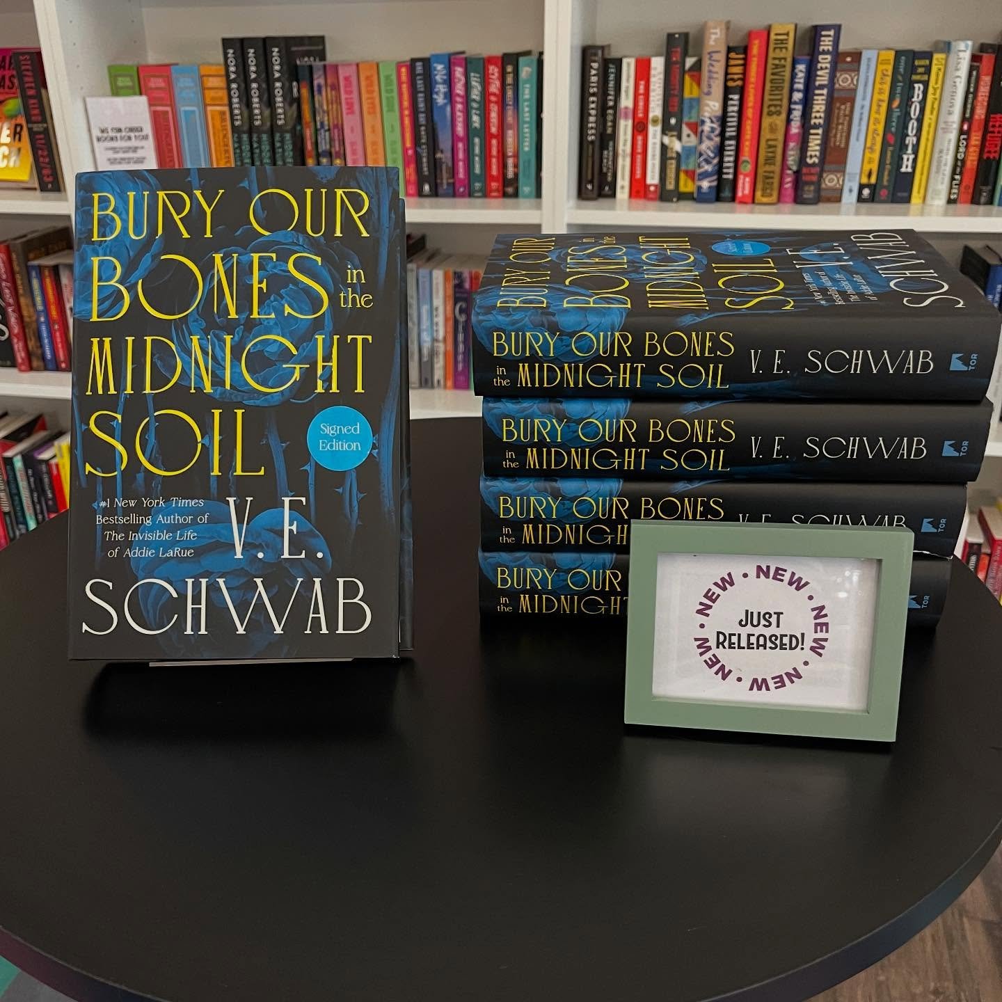 Brand new today! We have a small number of **signed** copies of &ldquo;Bury our Bones in the Midnight Soil&rdquo; by the author of &ldquo;The Invisible Life of Addie LaRue.&rdquo; Several other interesting titles released today, too! 

🍓🥥🥜 In the 